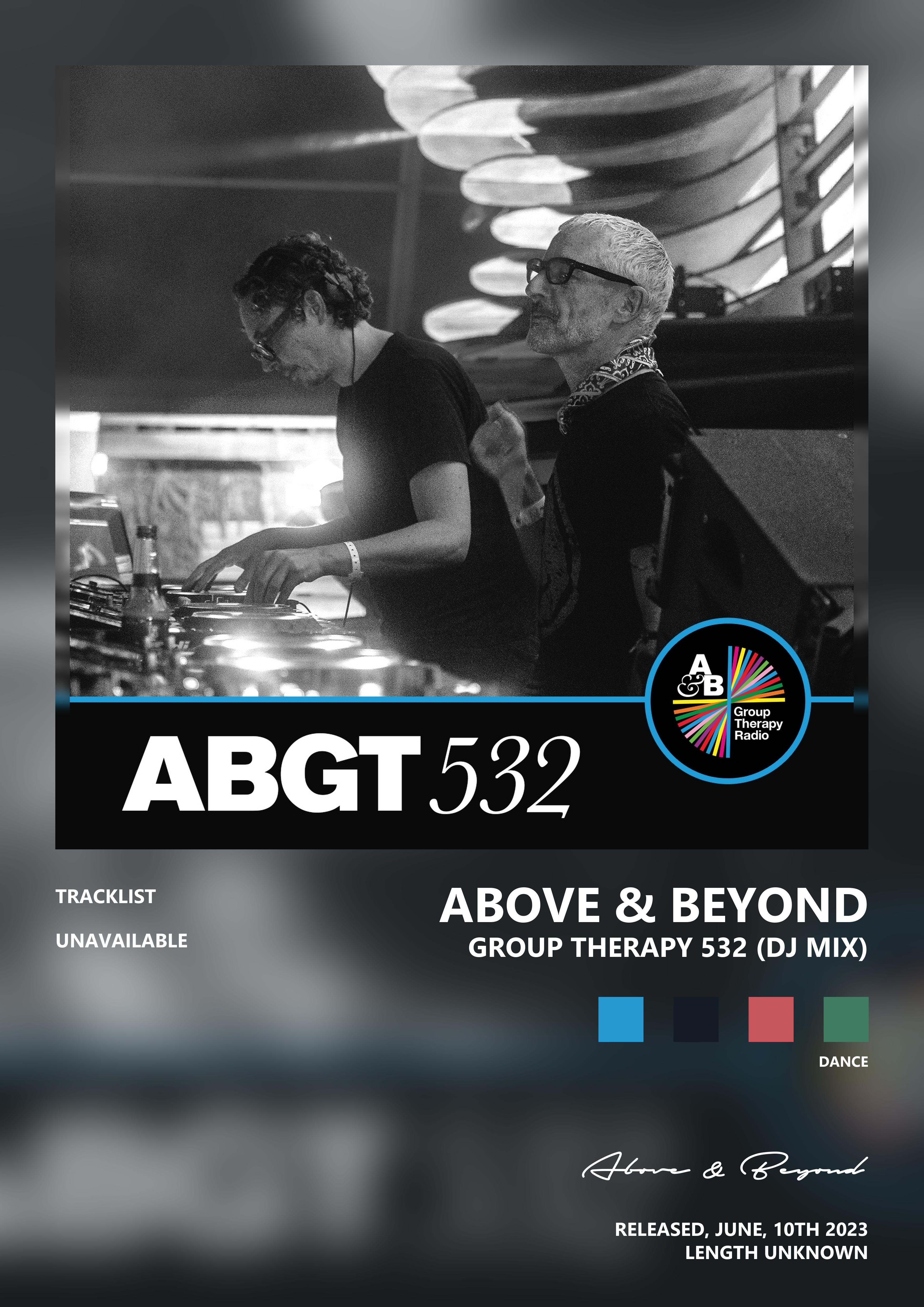 Music poster: Above Beyond - Group Therapy 532 DJ Mix