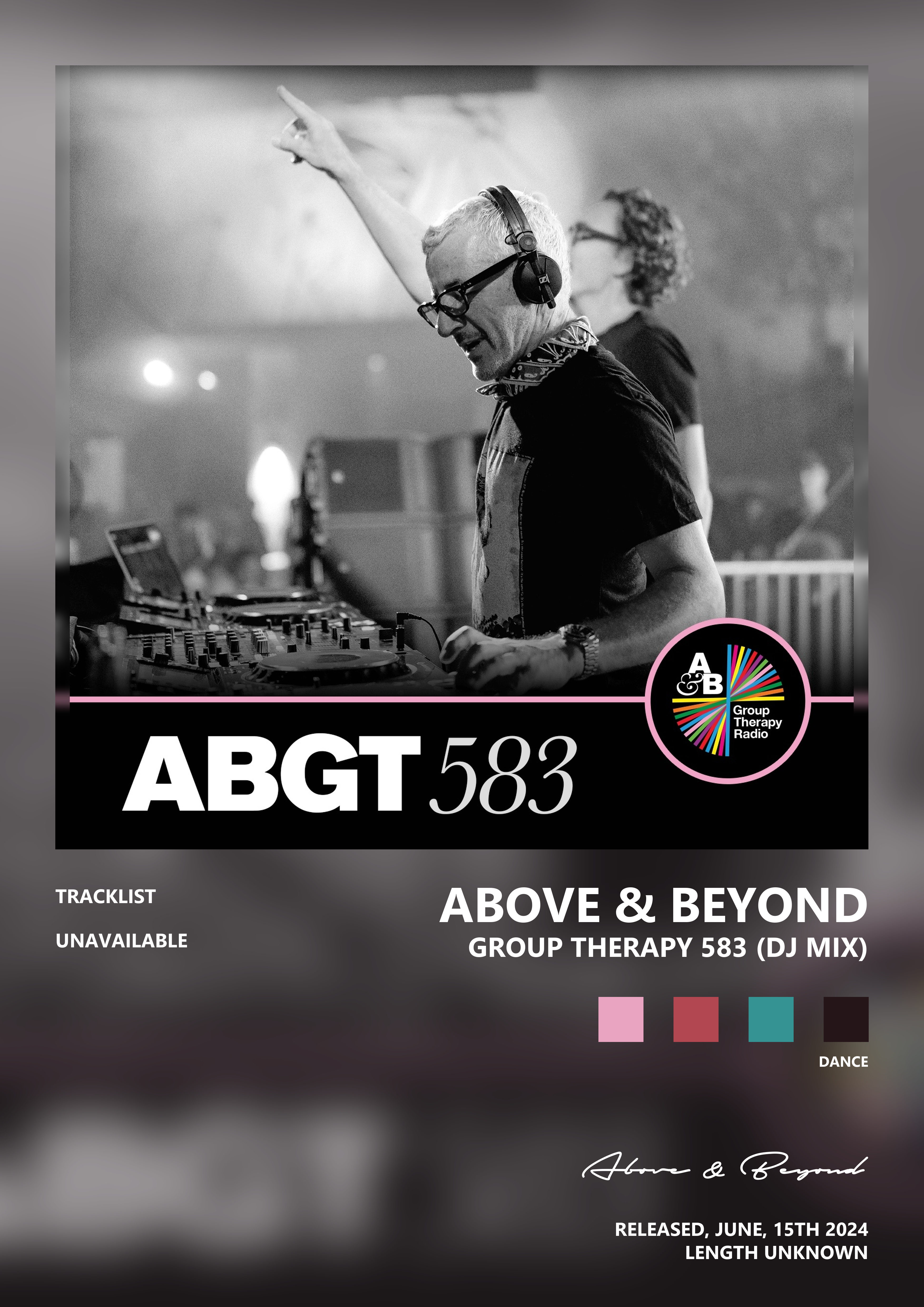 Music poster: Above Beyond - Group Therapy 583 DJ Mix
