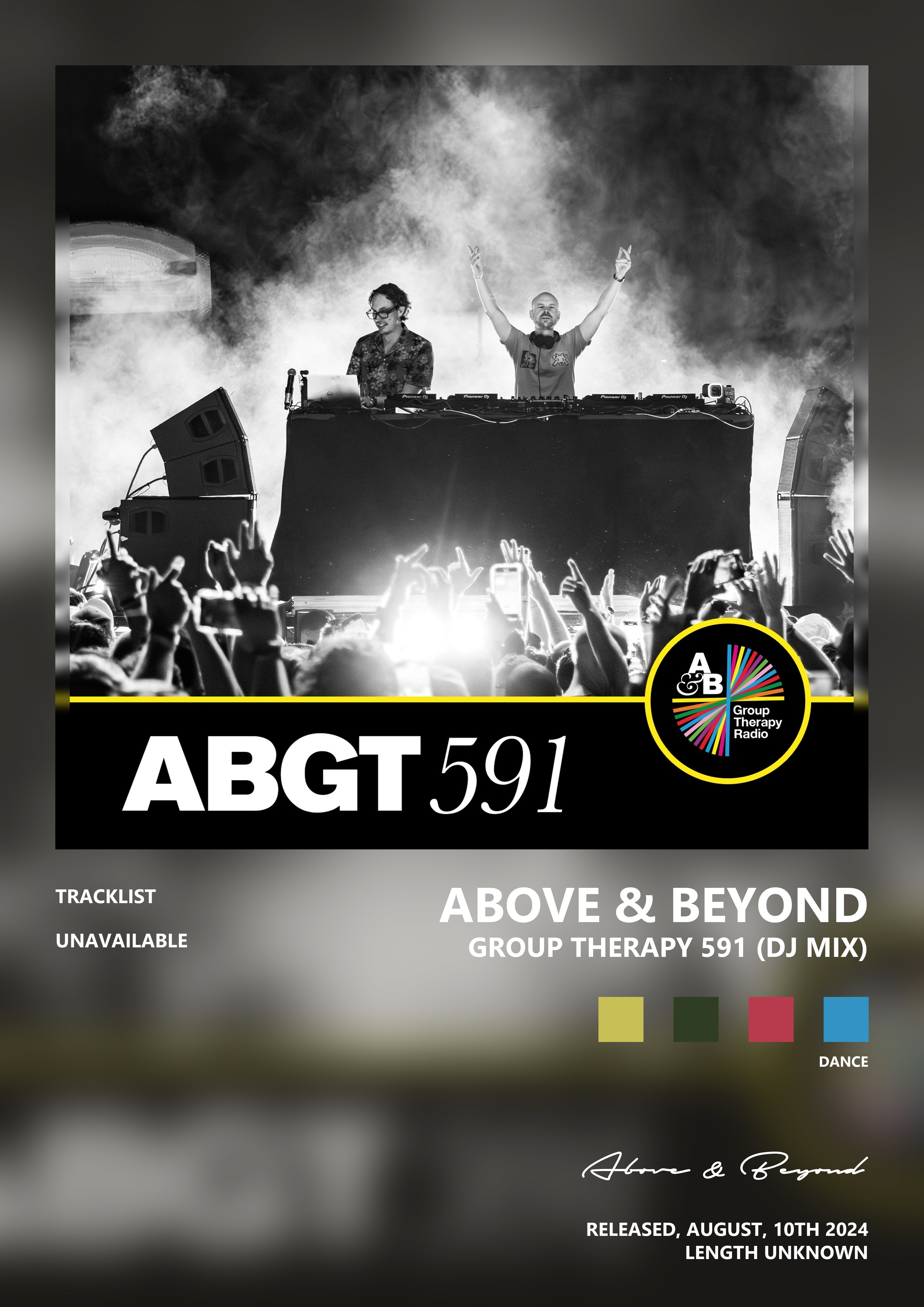 Music poster: Above Beyond - Group Therapy 591 DJ Mix