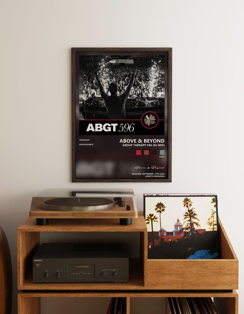 Music poster: Above Beyond - Group Therapy 596 DJ Mix