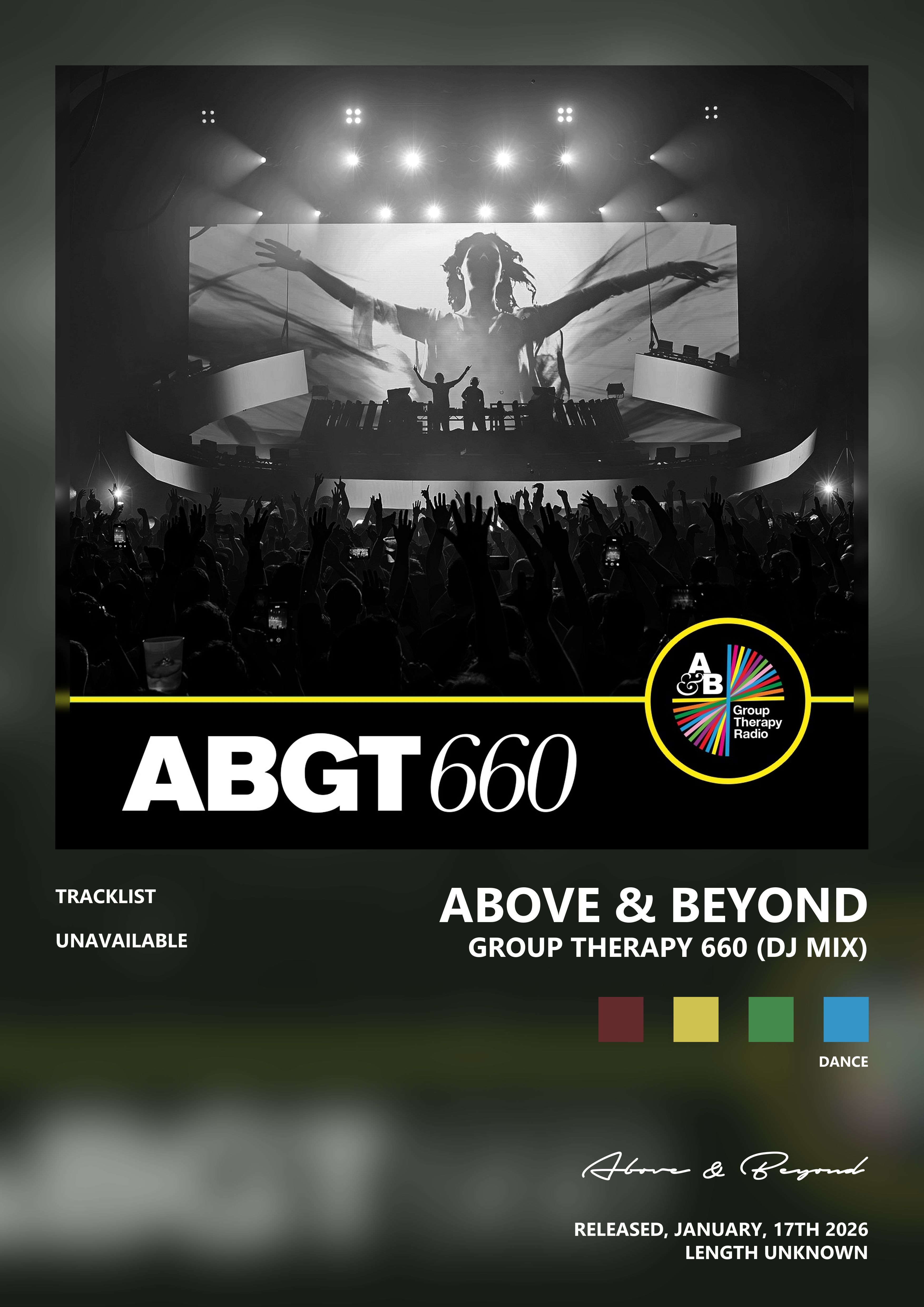 Music poster: Above Beyond - Group Therapy 660 DJ Mix