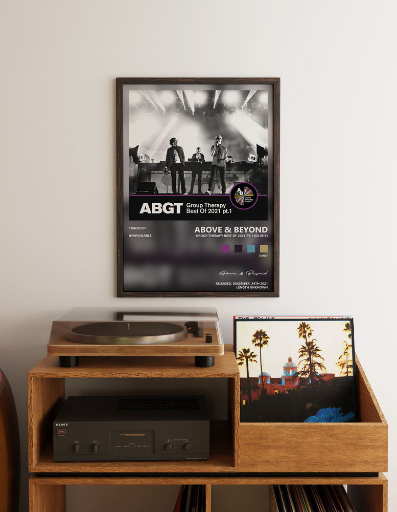 Music poster: Above Beyond - Group Therapy Best of 2021 Pt1 DJ Mix