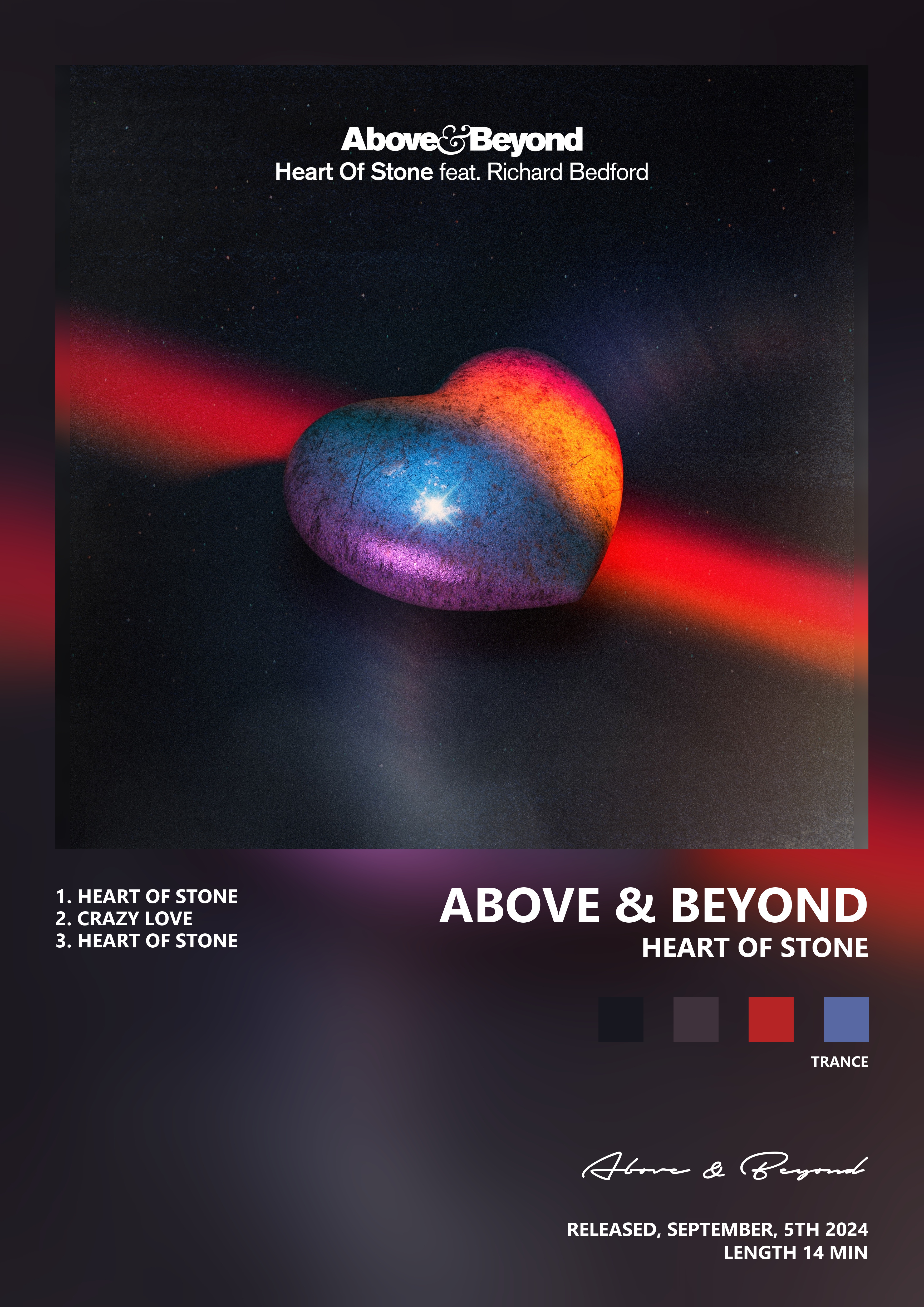 Music poster: Above Beyond - Heart Of Stone