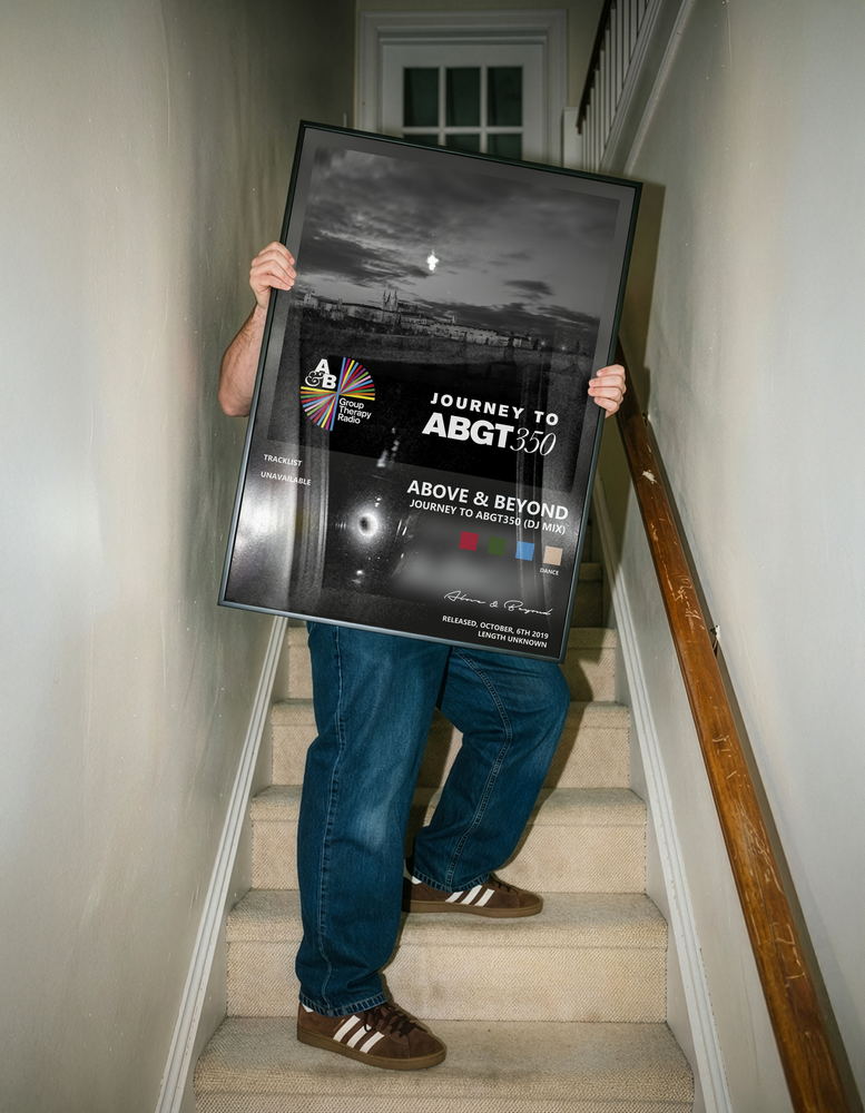 Music poster: Above Beyond - Journey to Abgt350 DJ Mix