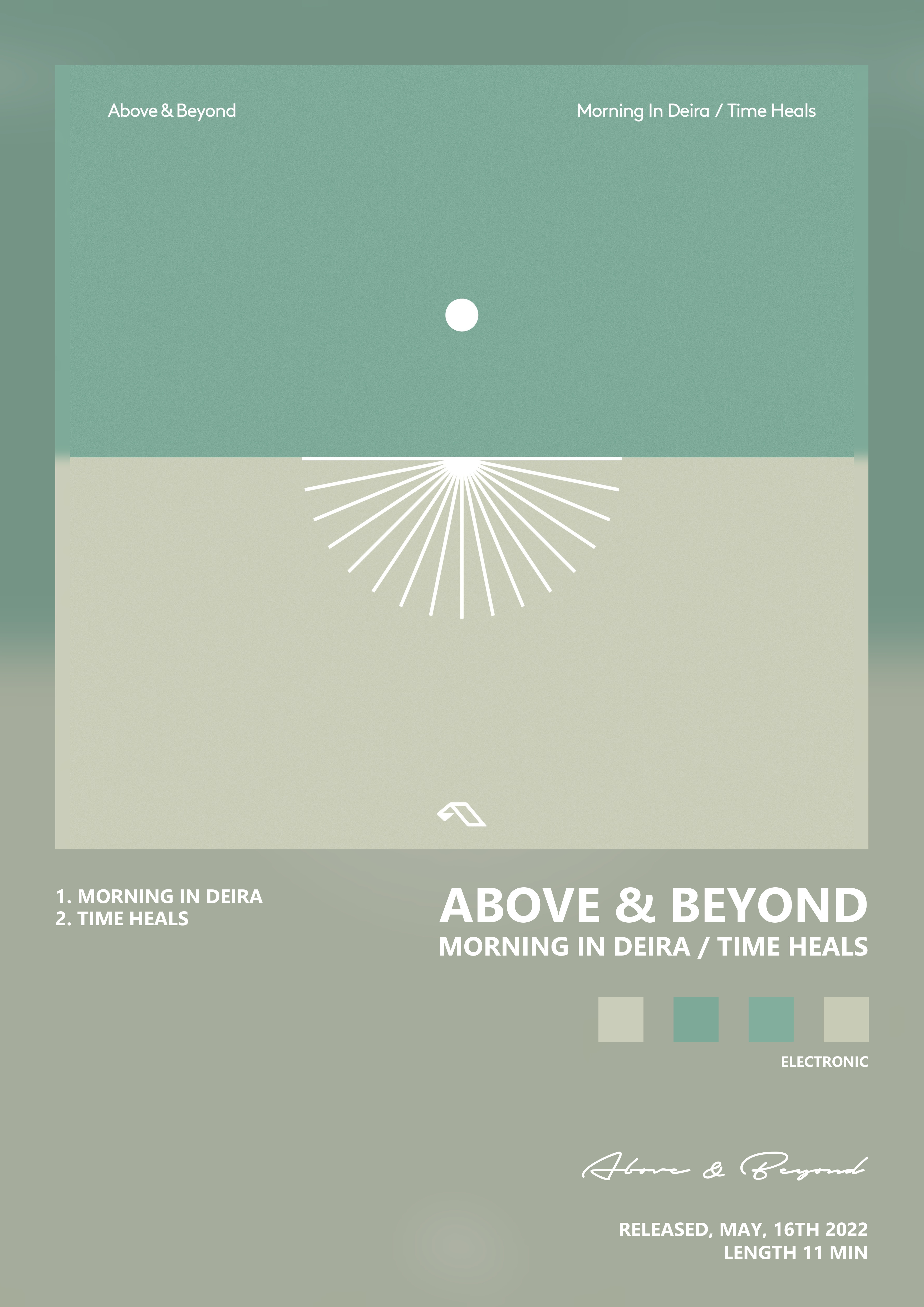 Music poster: Above Beyond - Morning In Deira Time Heals