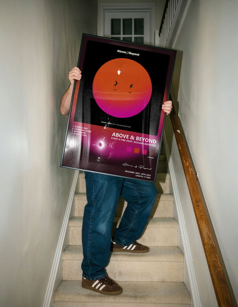 Music poster: Above Beyond - Start A Fire feat Richard Bedford