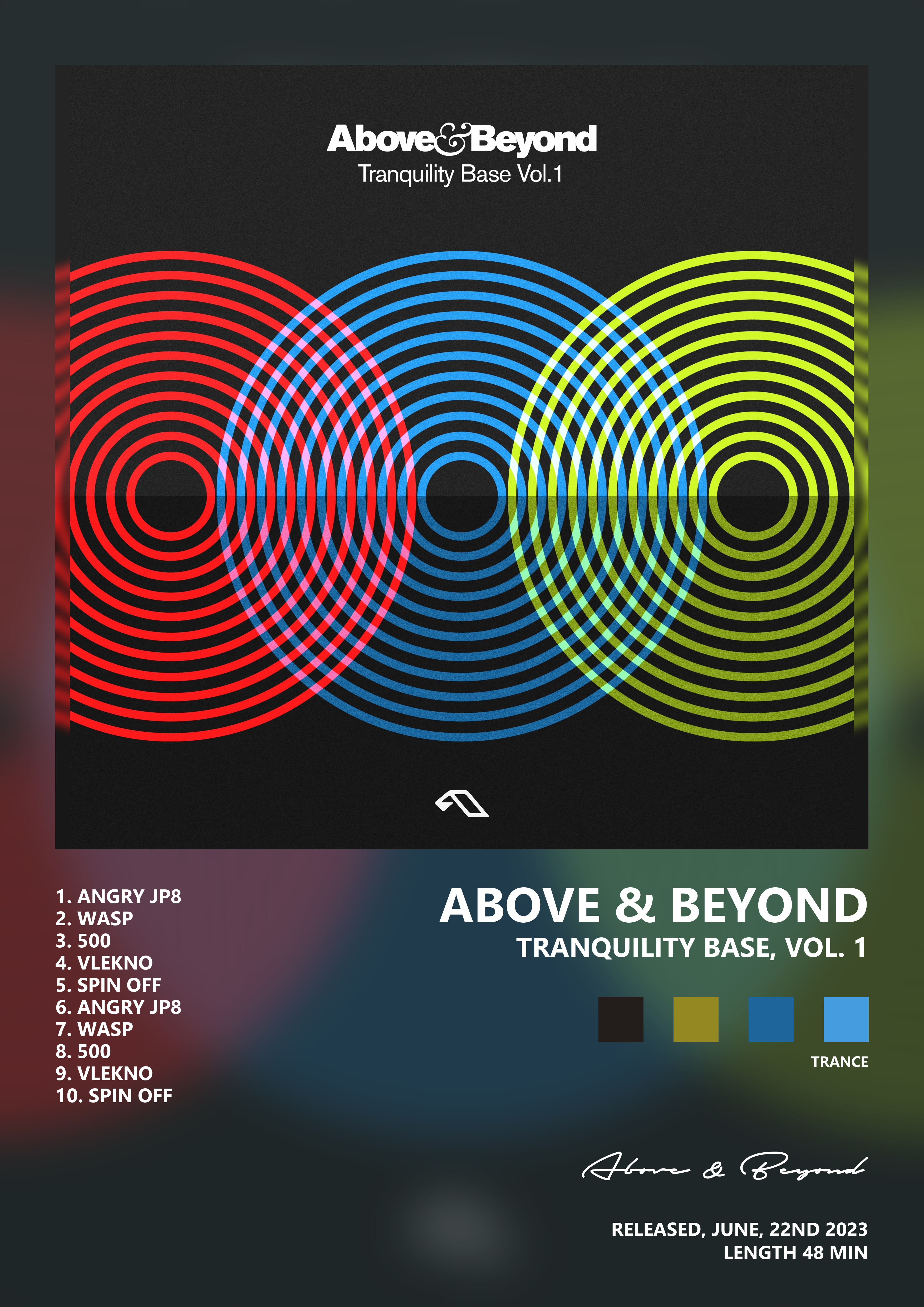 Music poster: Above Beyond - Tranquility Base Vol 1