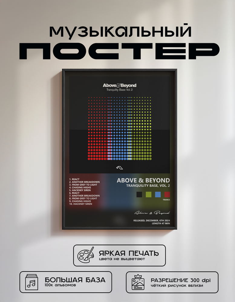 Music poster: Above Beyond - Tranquility Base Vol 2
