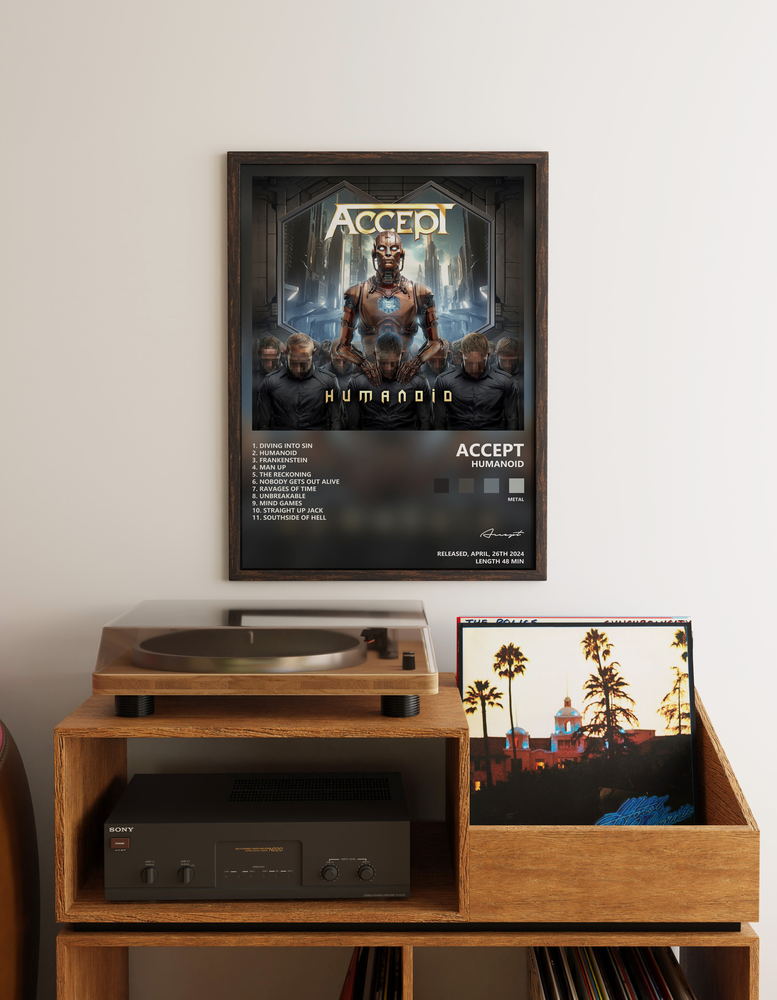 Music poster: Accept - Humanoid