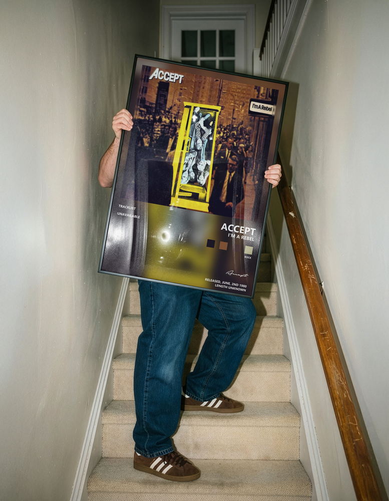 Music poster: Accept - Im A Rebel