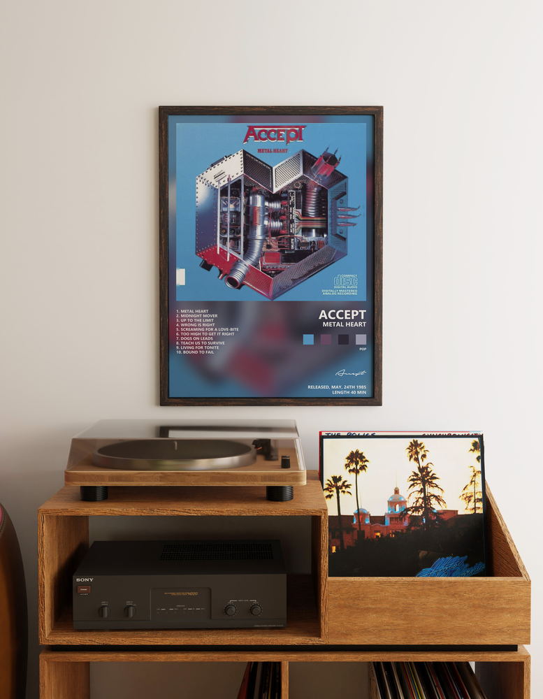 Music poster: Accept - Metal Heart