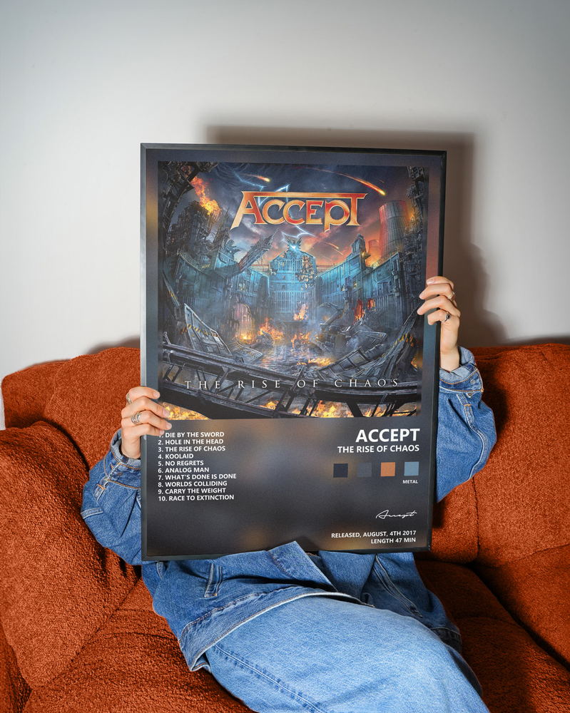 Music poster: Accept - The Rise of Chaos