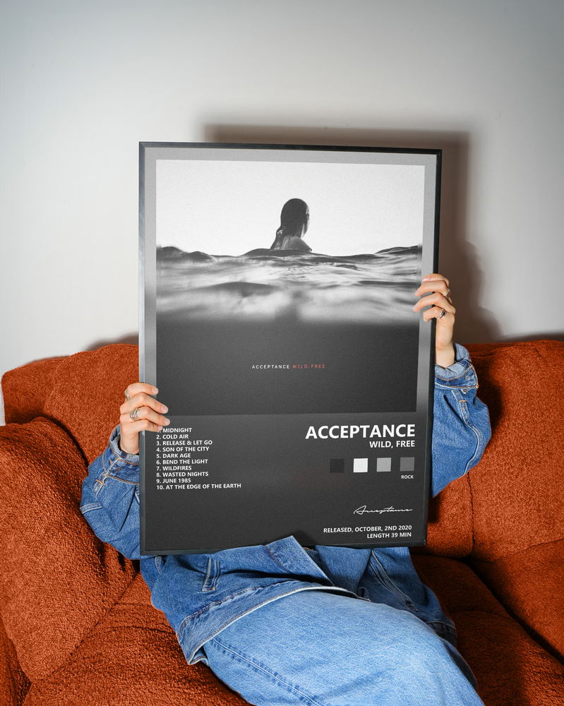 Music poster: Acceptance - Wild Free