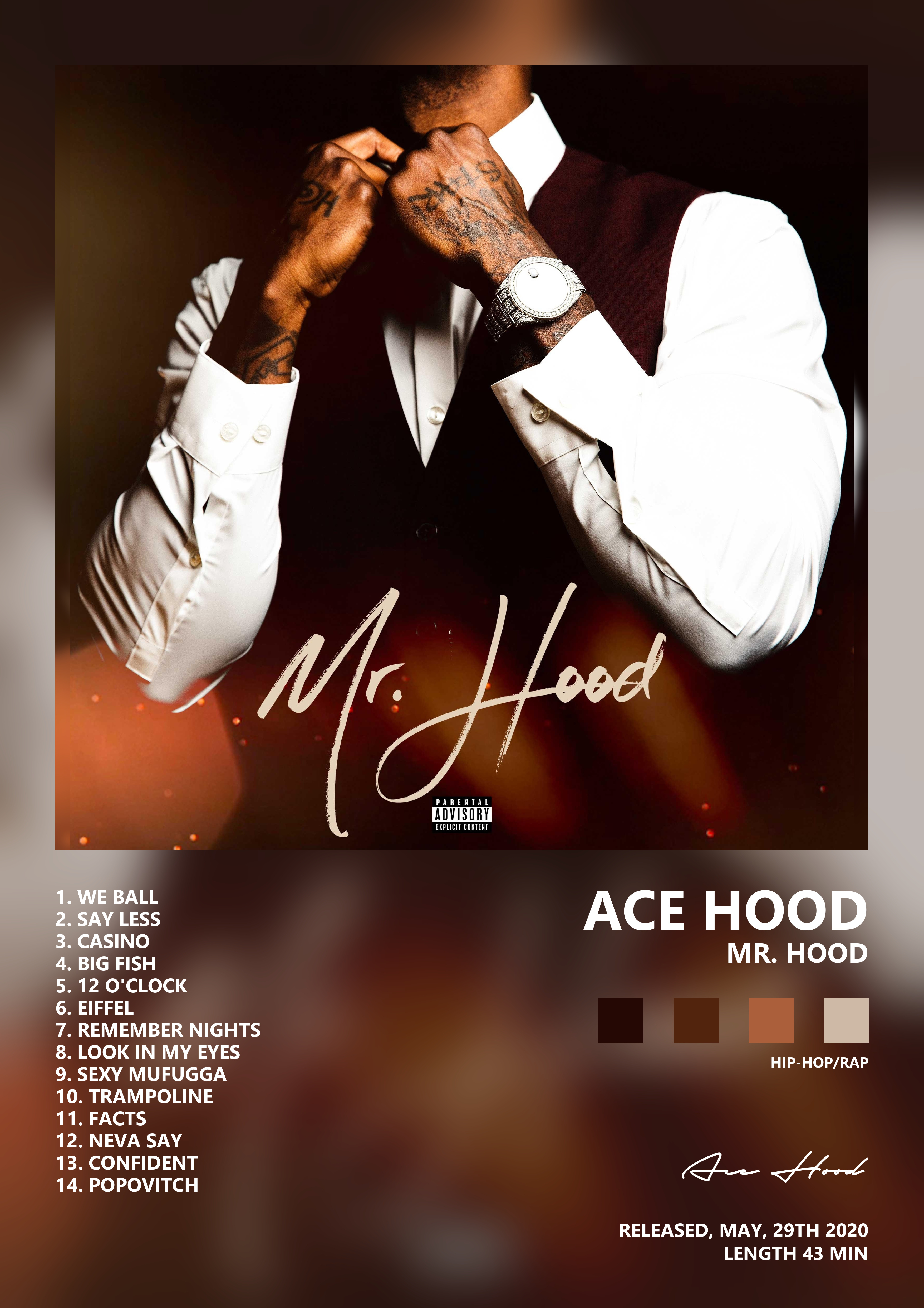 Music poster: Ace Hood - Mr Hood