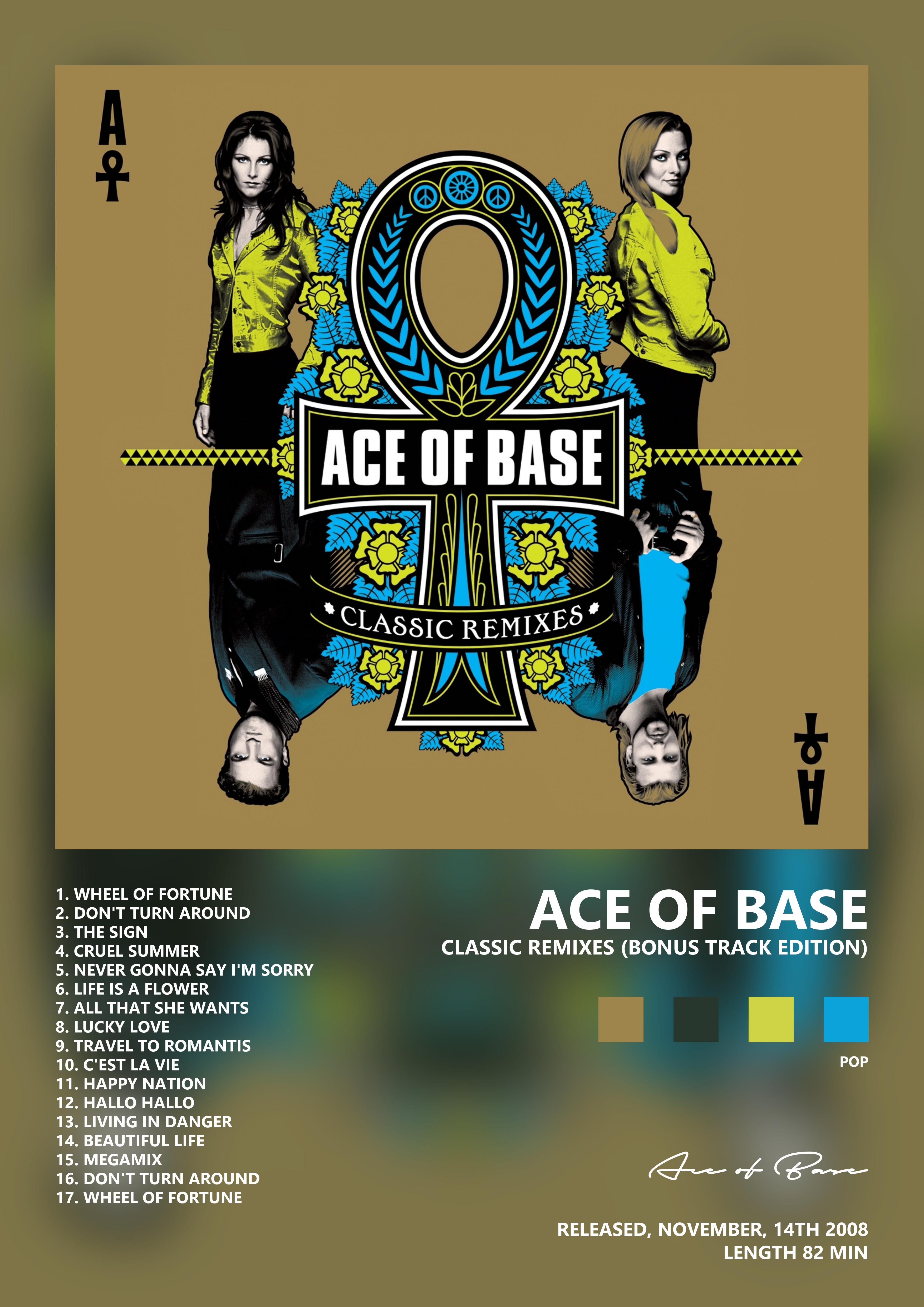 Music poster: Ace of Base - Classic Remixes Bonus Track Edition