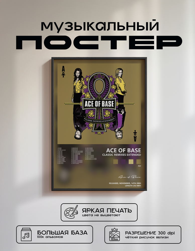 Music poster: Ace of Base - Classic Remixes Extended