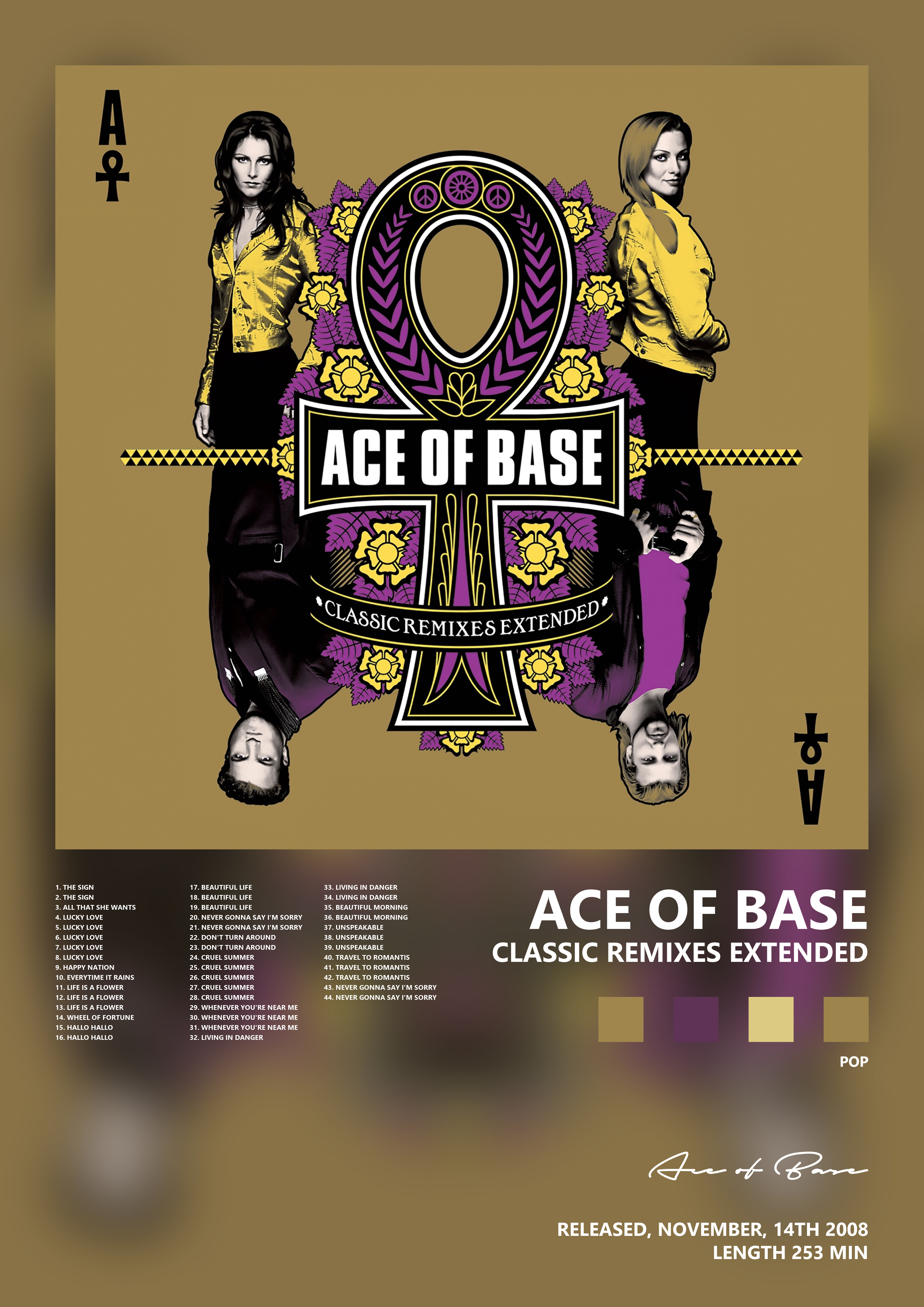 Music poster: Ace of Base - Classic Remixes Extended