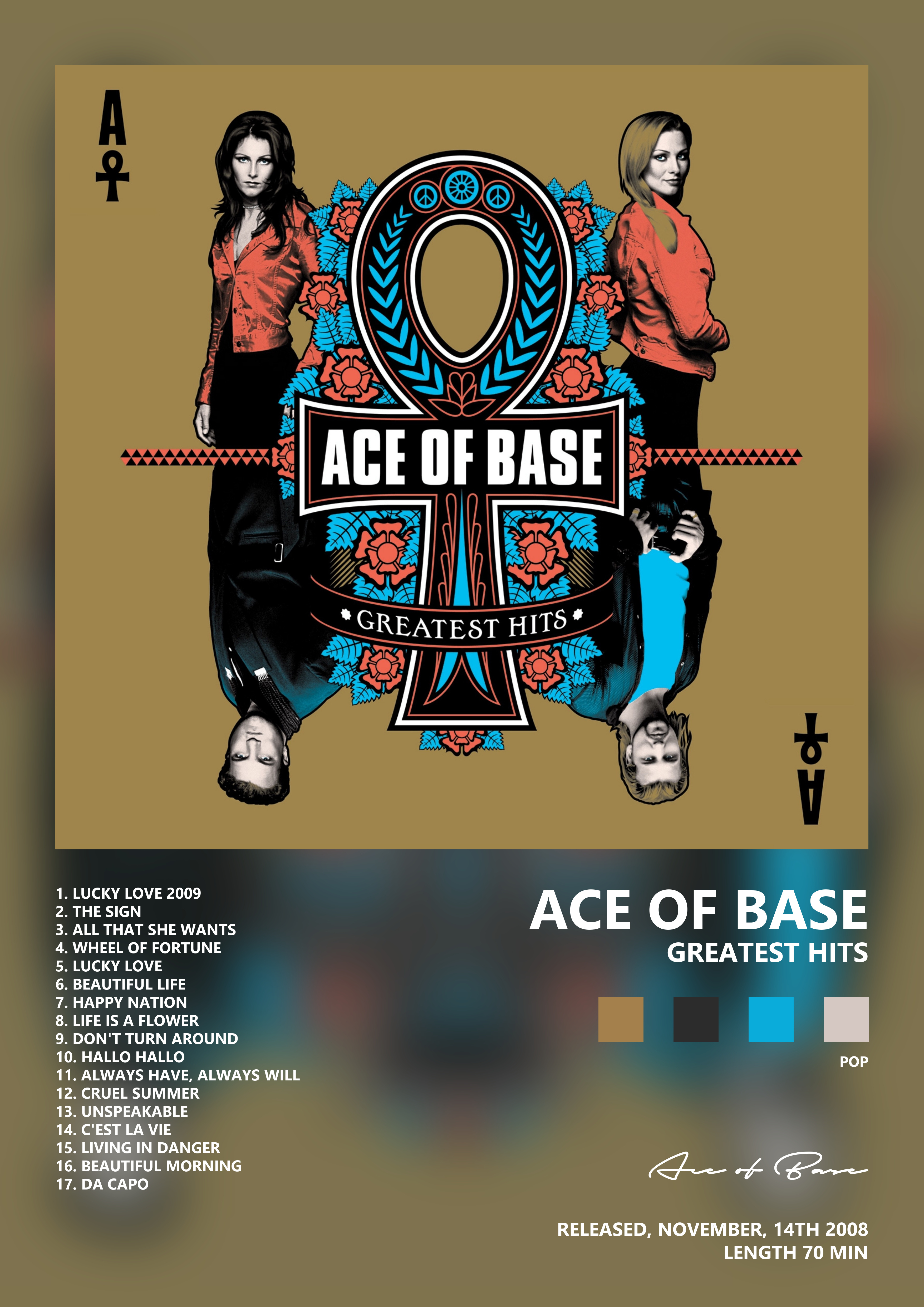 Music poster: Ace of Base - Greatest Hits