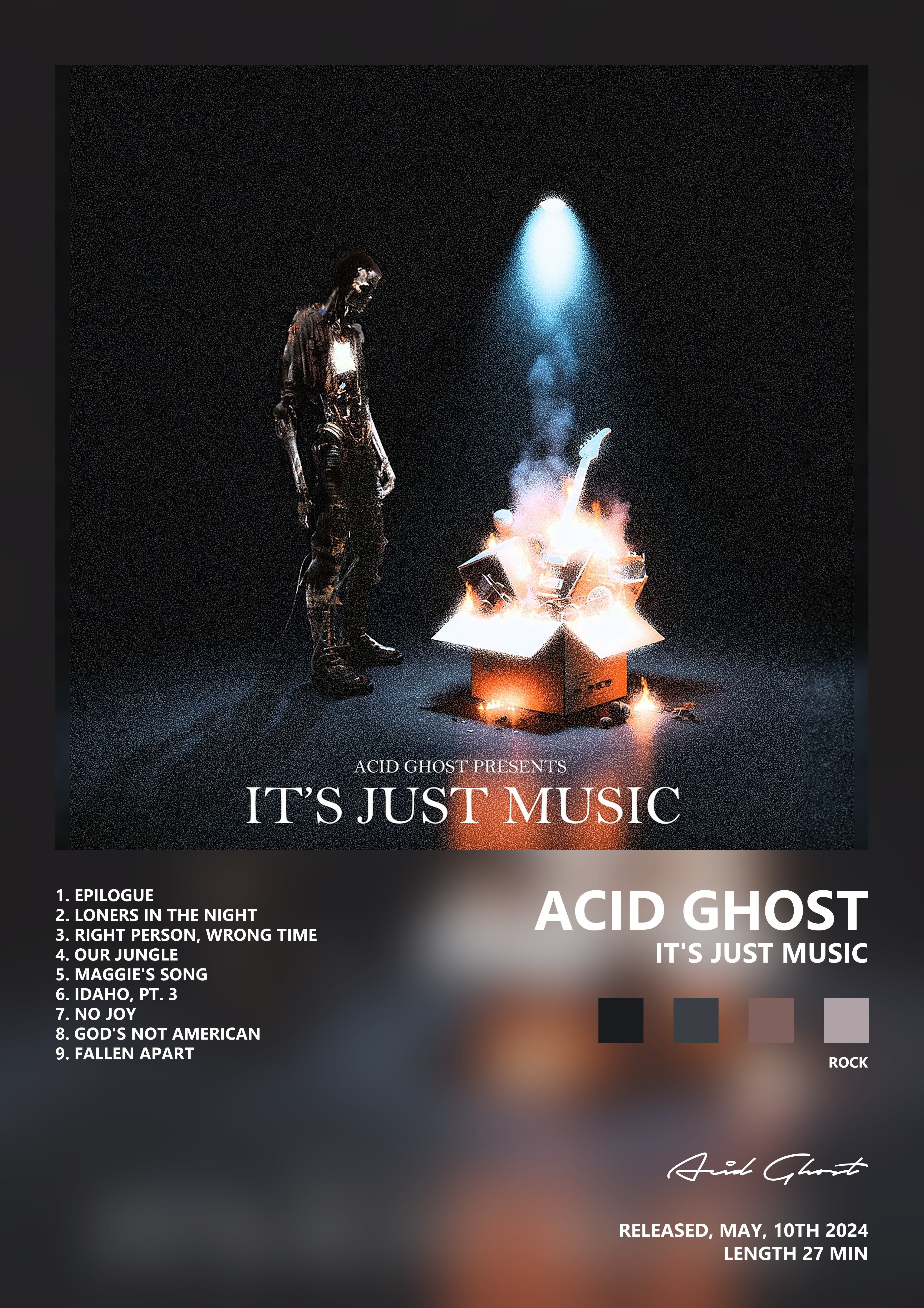Music poster: Acid Ghost - Its Just Music