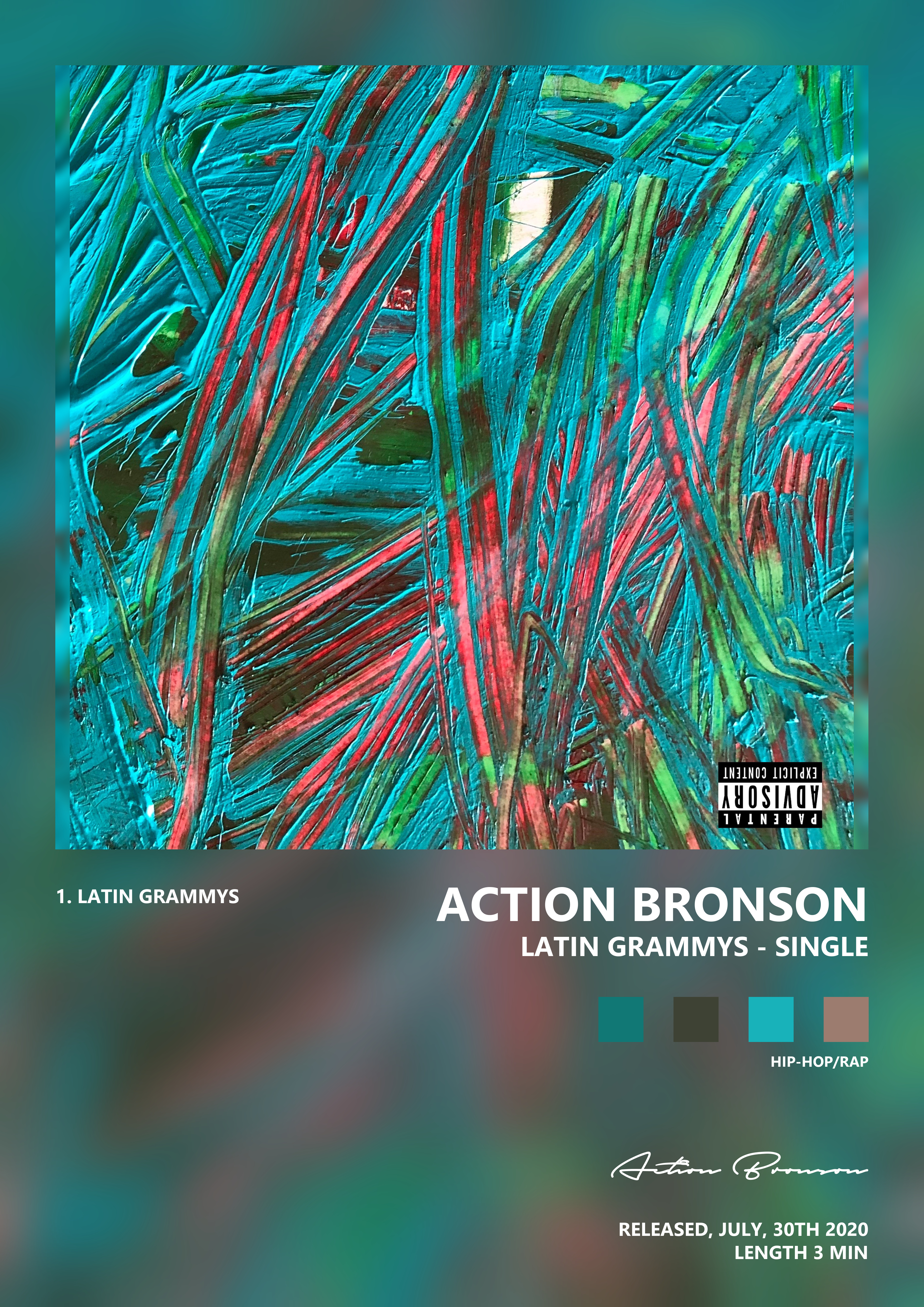 Music poster: Action Bronson - Latin Grammys - Single