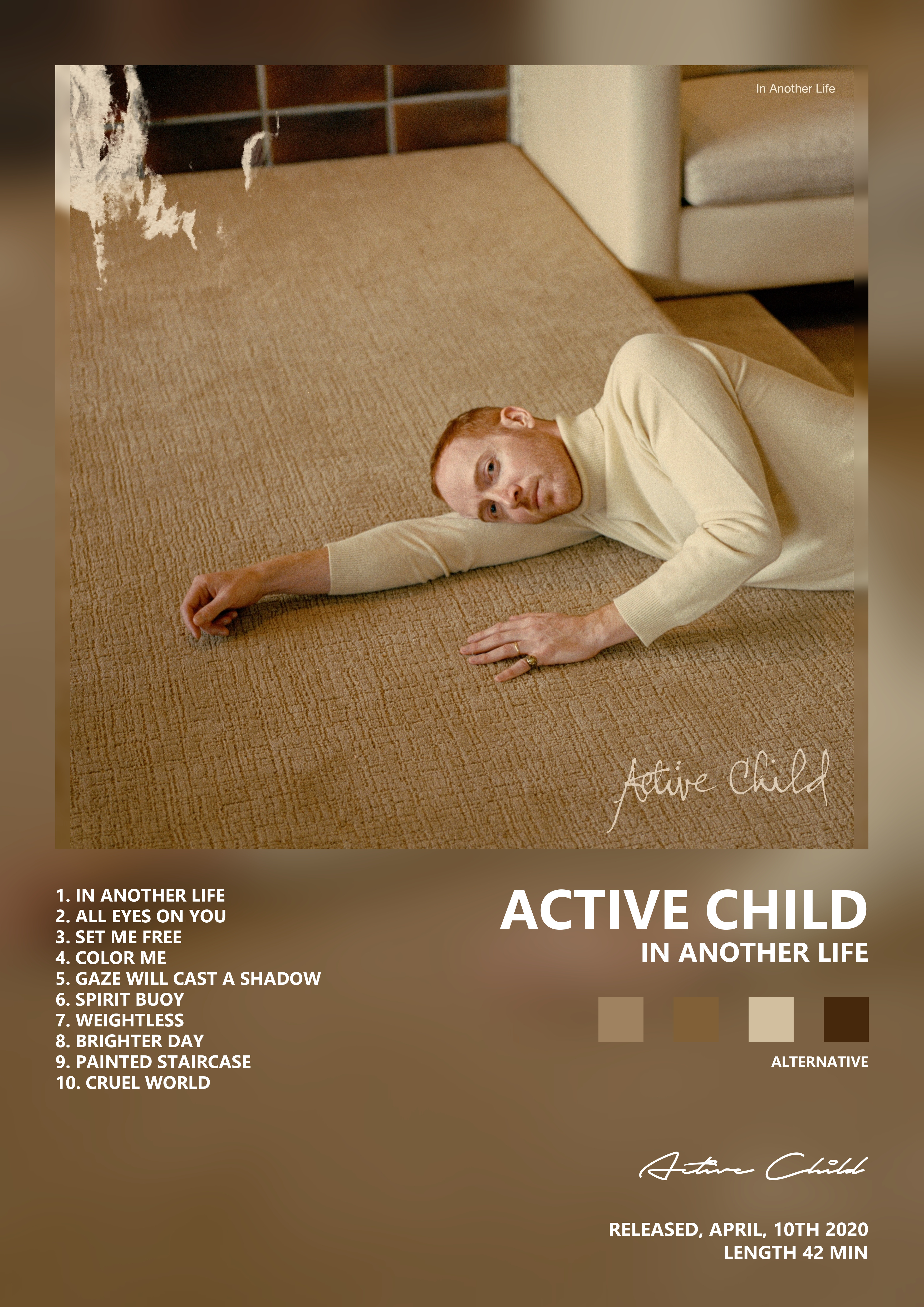 Music poster: Active Child - In Another Life