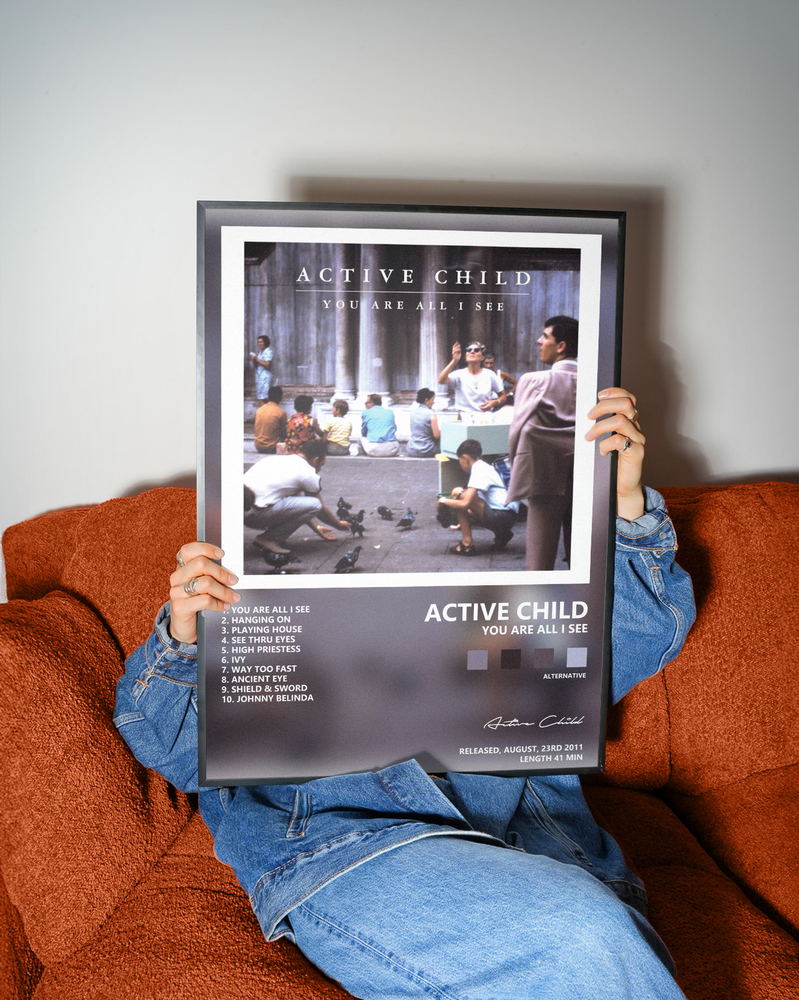 Music poster: Active Child - You Are All I See