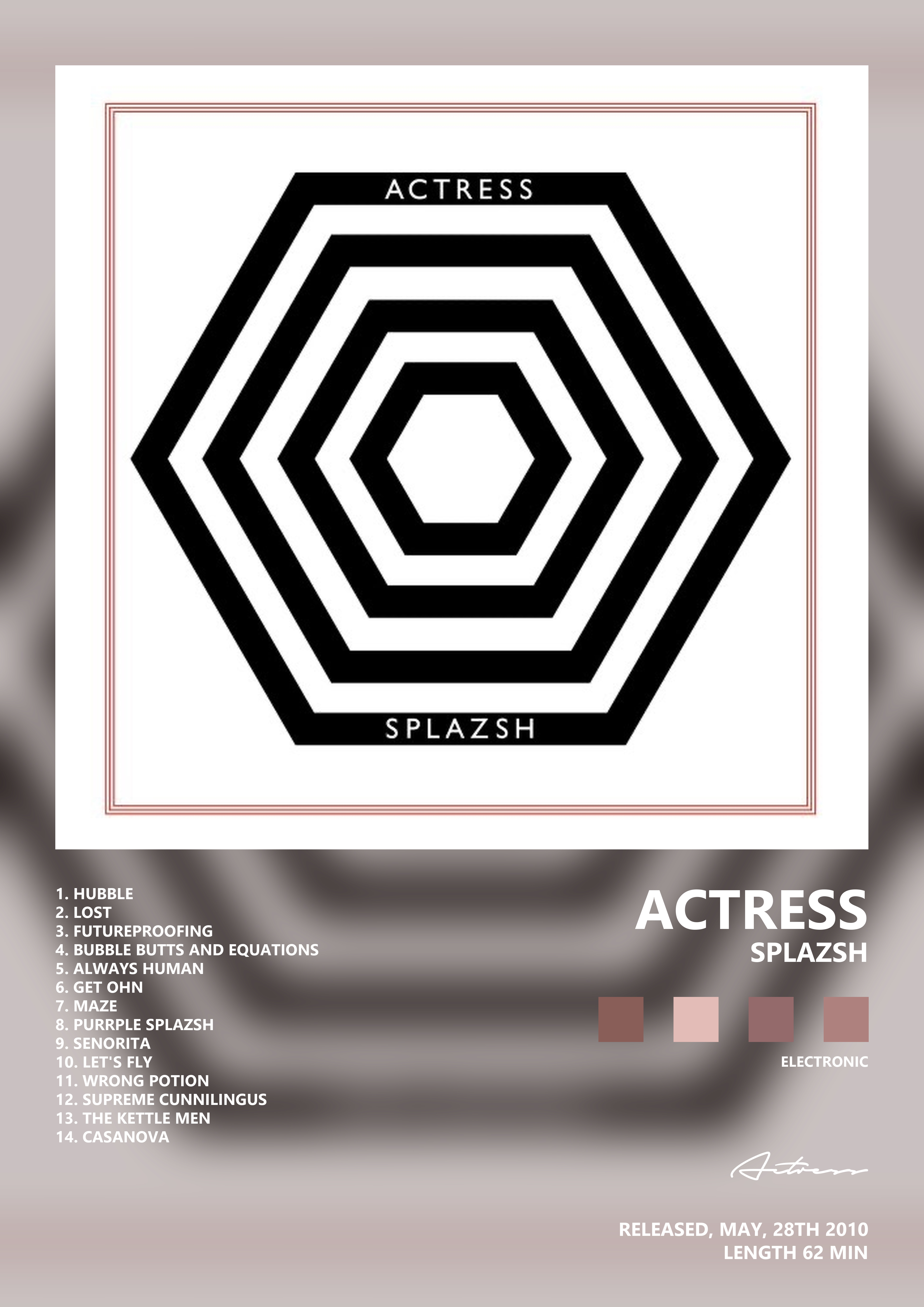 Music poster: Actress - Splazsh