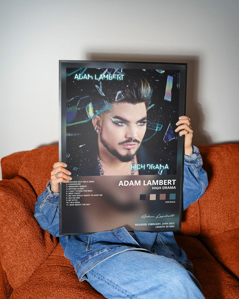 Music poster: Adam Lambert - High Drama