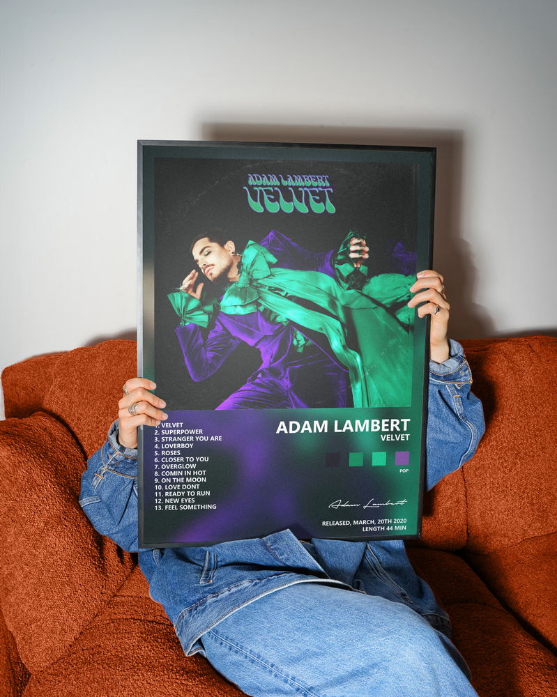 Music poster: Adam Lambert - VELVET