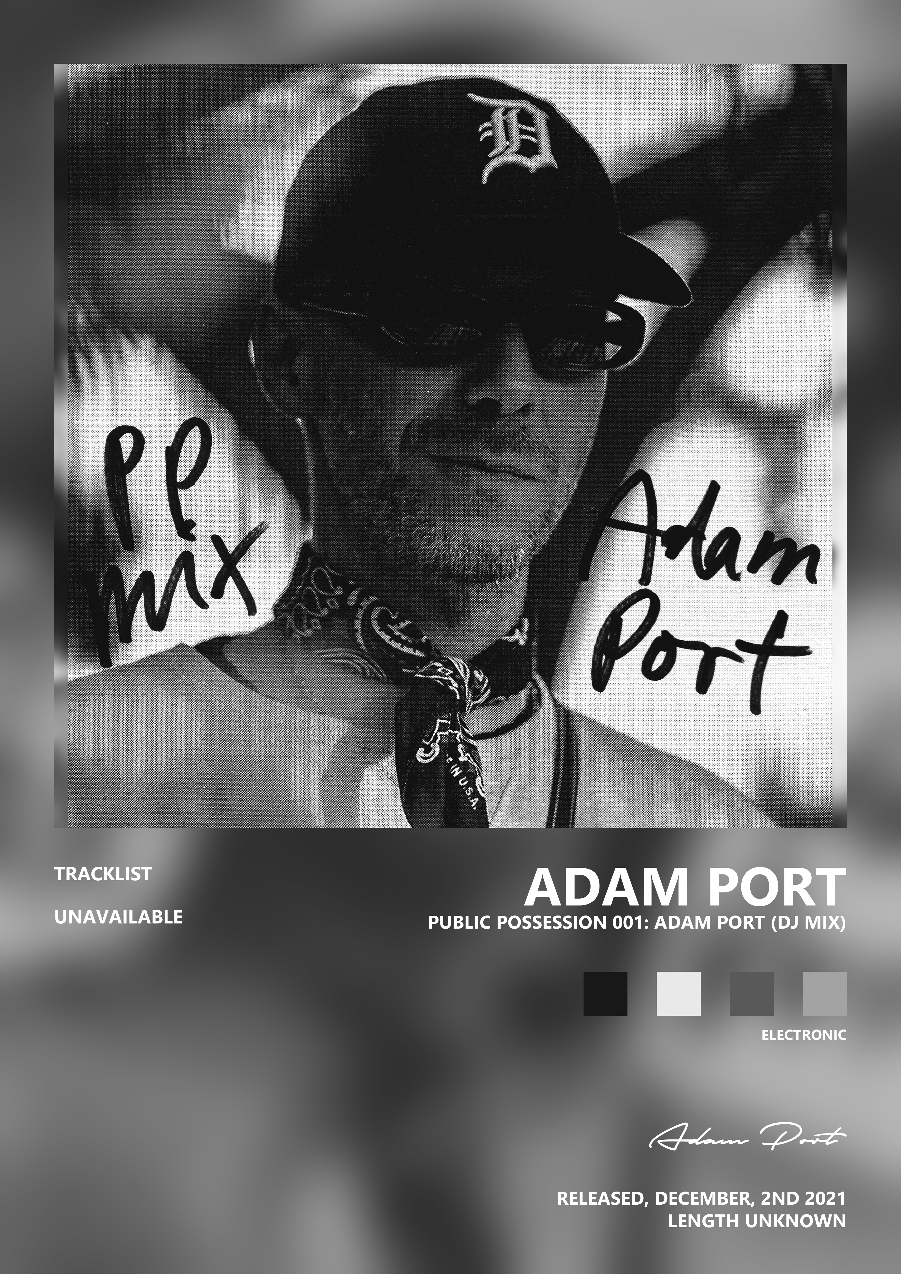 Music poster: Adam Port - Public Possession 001 Adam Port DJ Mix