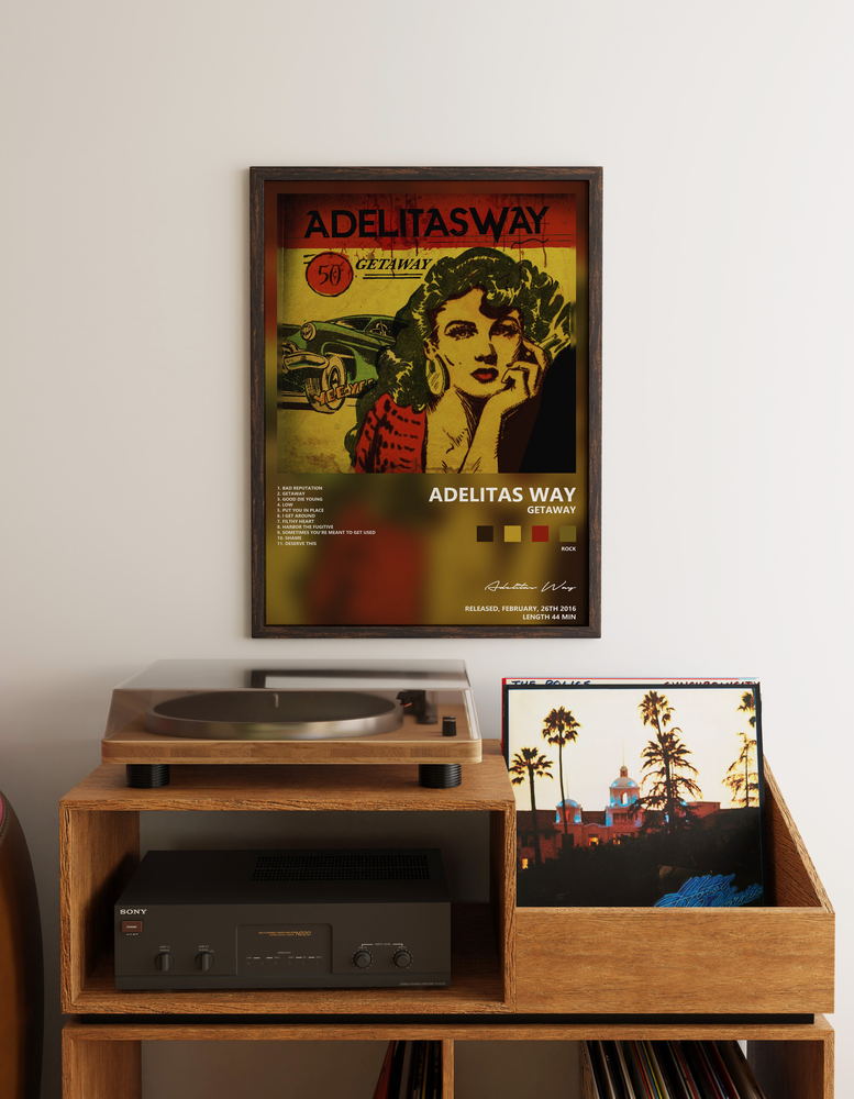 Music poster: Adelitas Way - Getaway