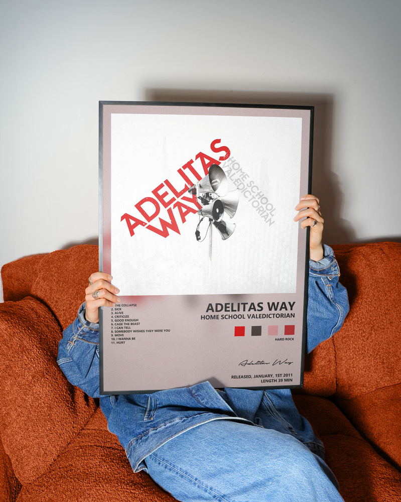 Music poster: Adelitas Way - Home School Valedictorian