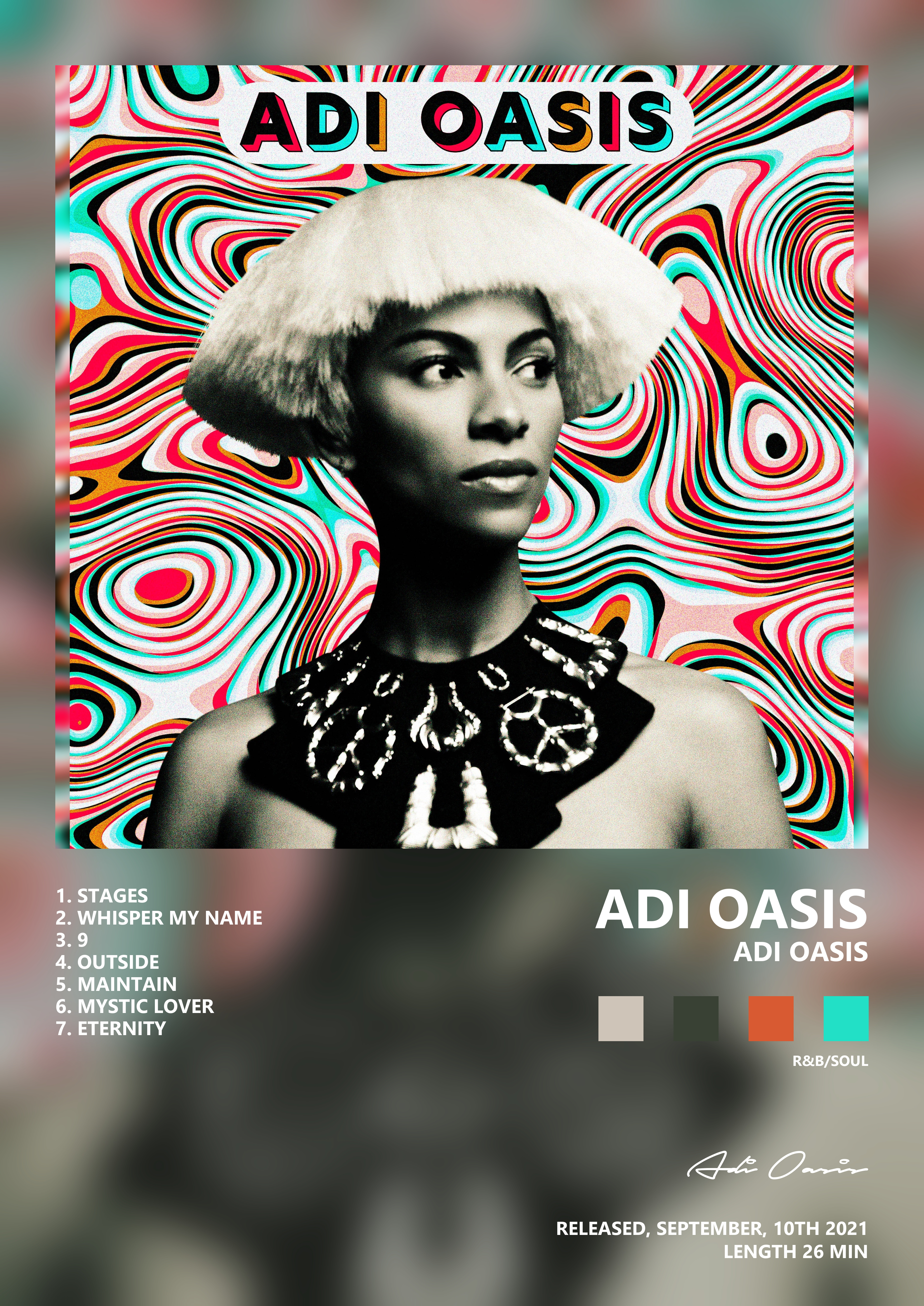 Music poster: Adi Oasis - Adi Oasis
