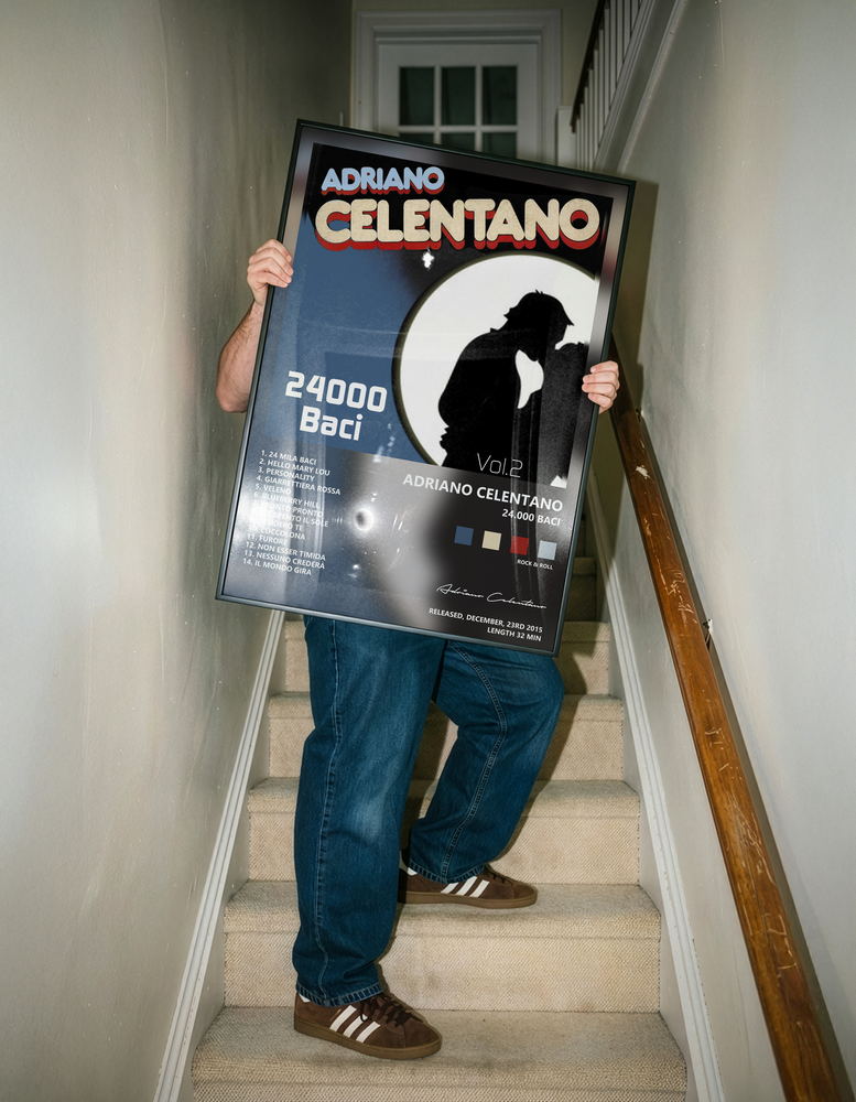 Music poster: Adriano Celentano - 24000 baci