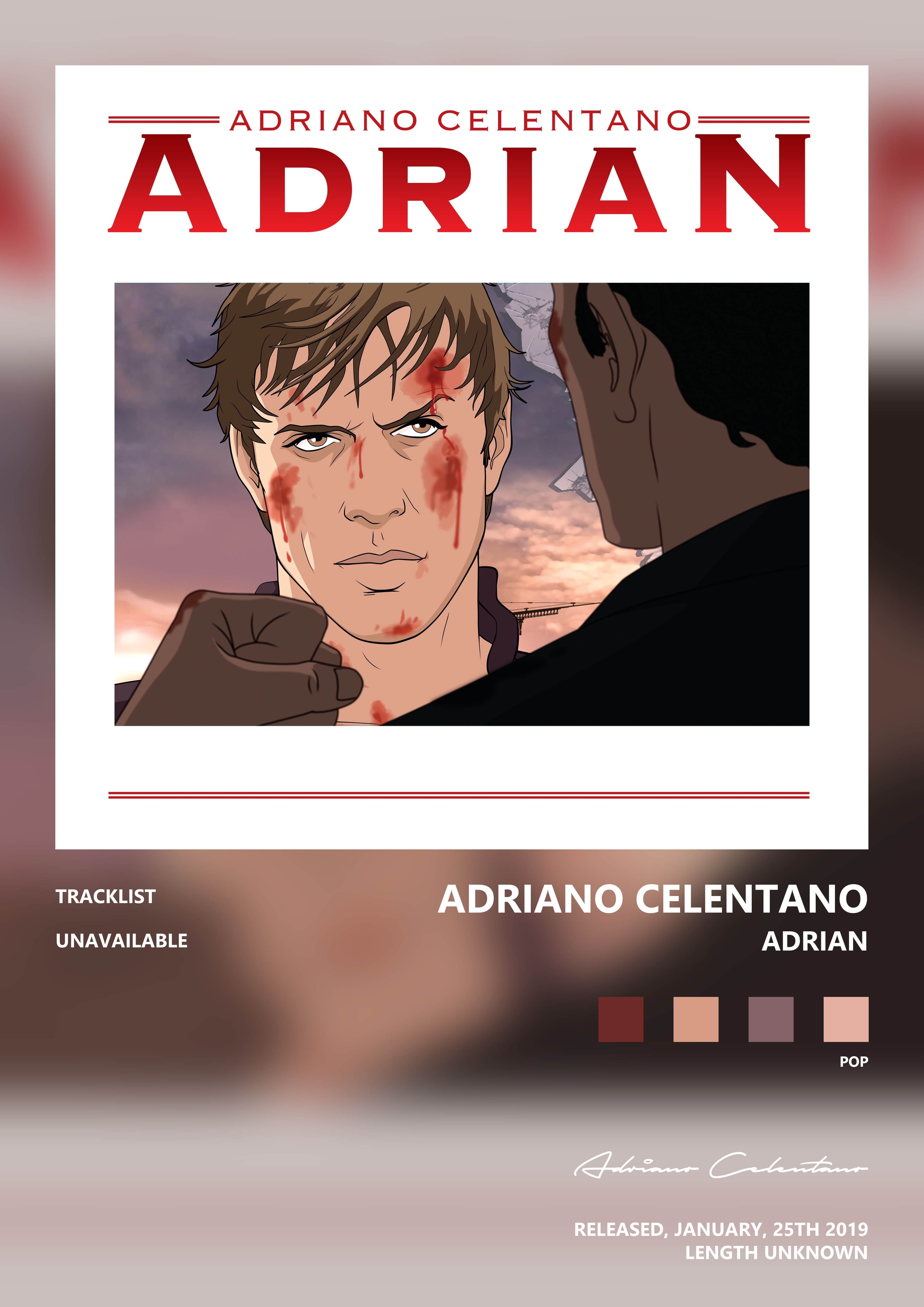 Music poster: Adriano Celentano - Adrian