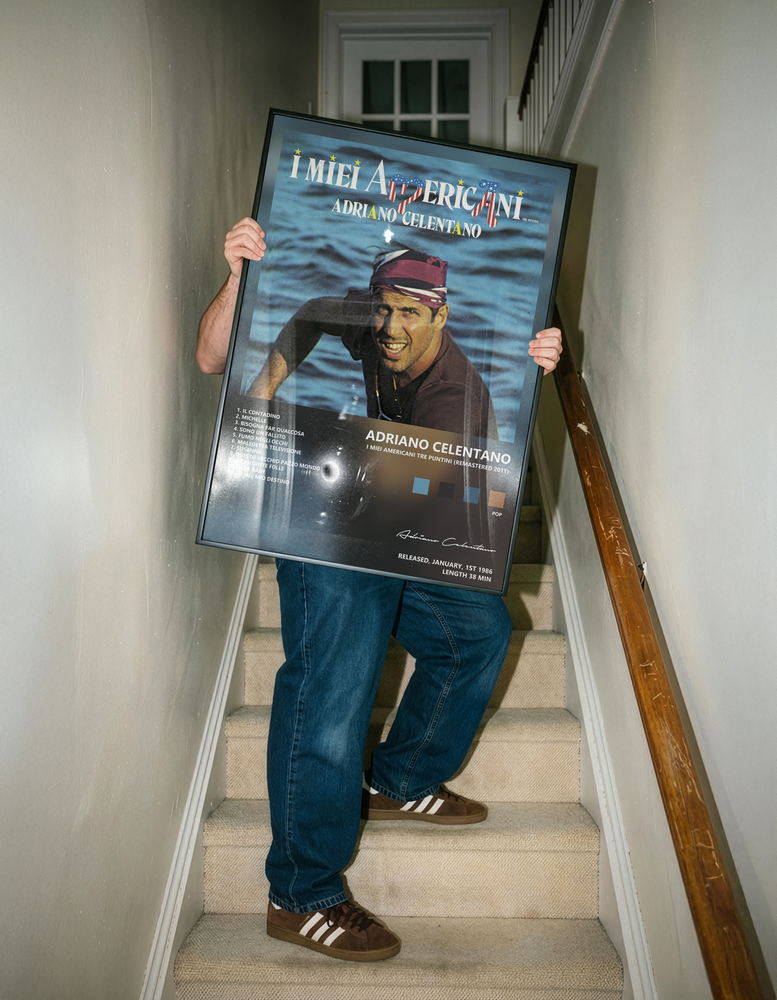 Music poster: Adriano Celentano - I Miei Americani Tre Puntini Remastered 2011