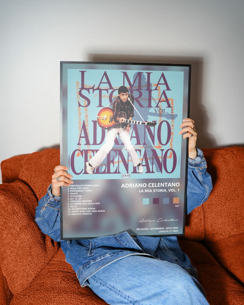 Music poster: Adriano Celentano - La mia storia Vol 1