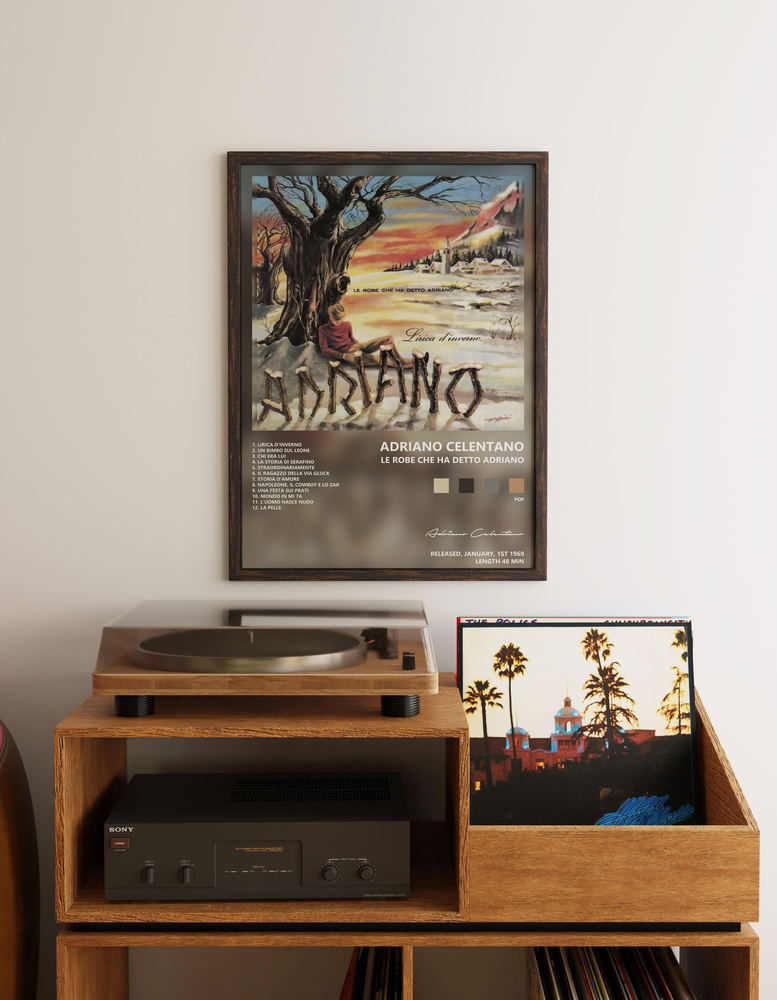 Music poster: Adriano Celentano - Le Robe Che Ha Detto Adriano