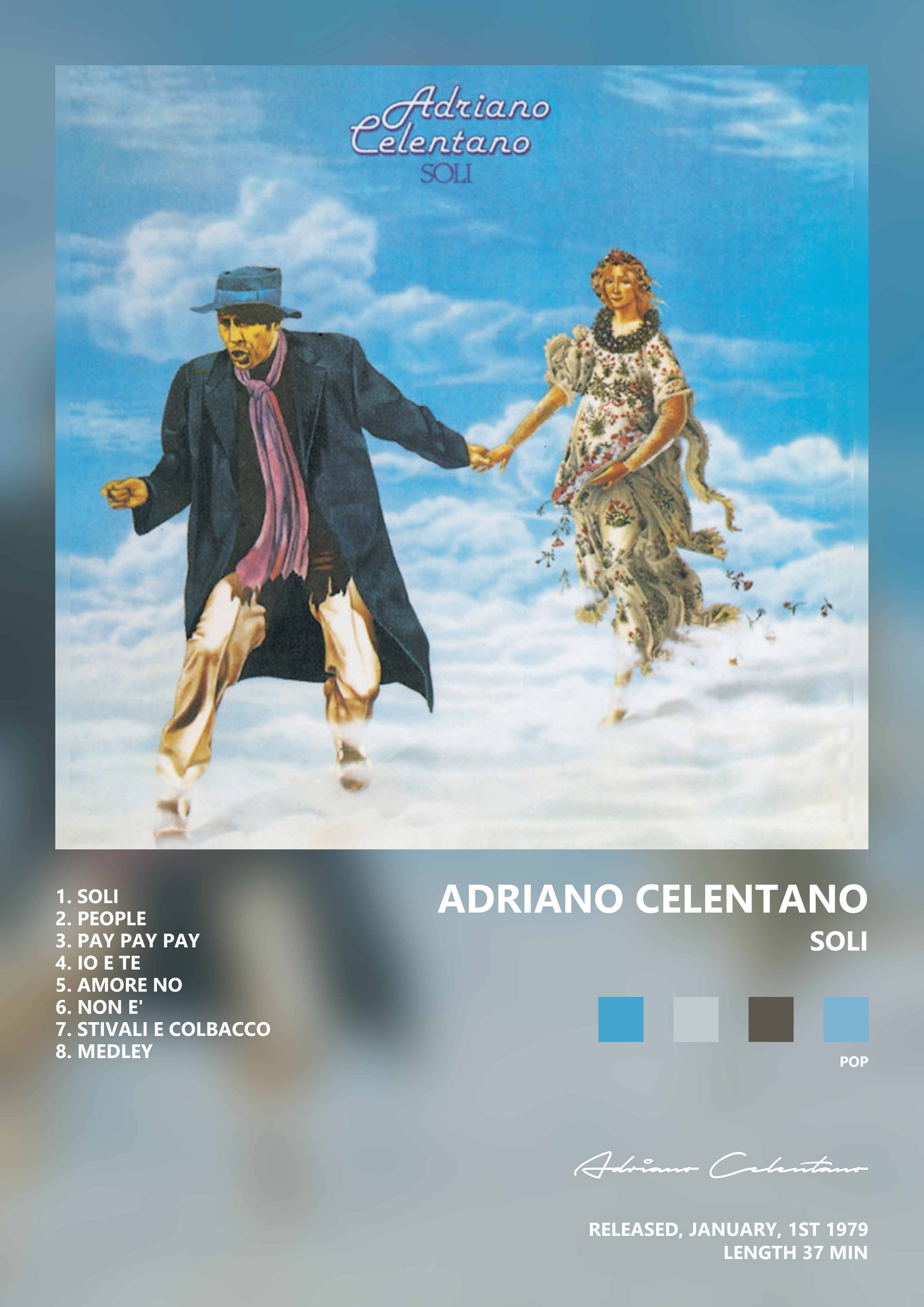 Music poster: Adriano Celentano - Soli