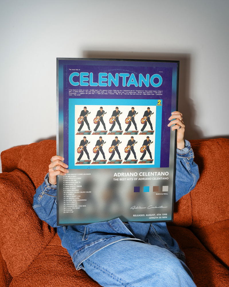 Music poster: Adriano Celentano - The Best Hits of Adriano Celentano