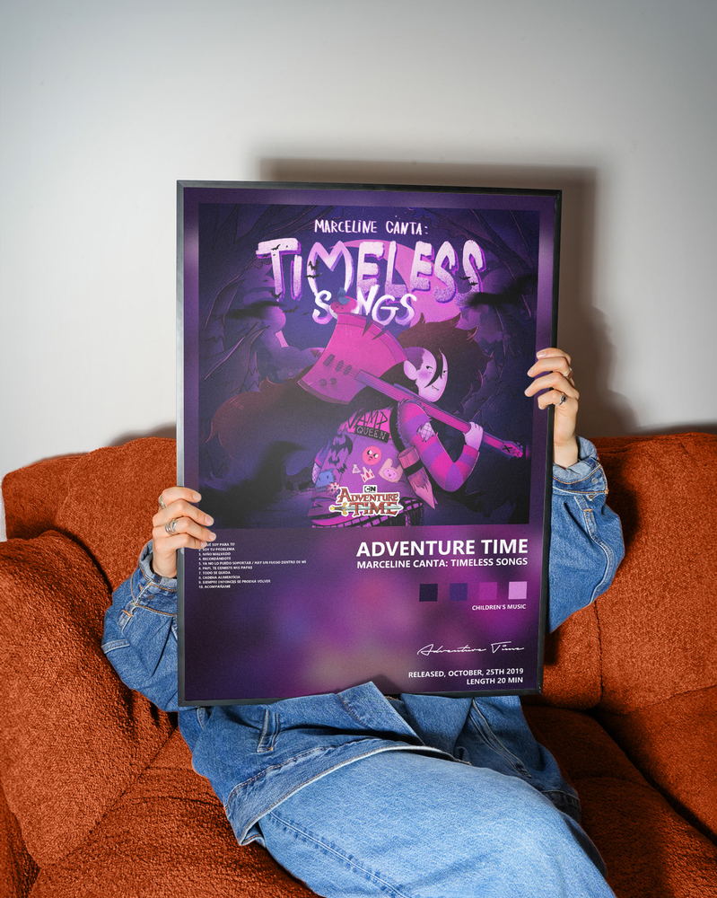 Music poster: Adventure Time - Marceline Canta Timeless Songs