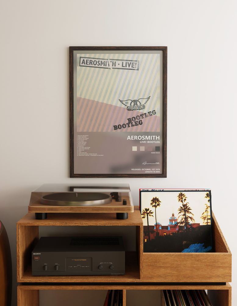 Music poster: Aerosmith - Live Bootleg