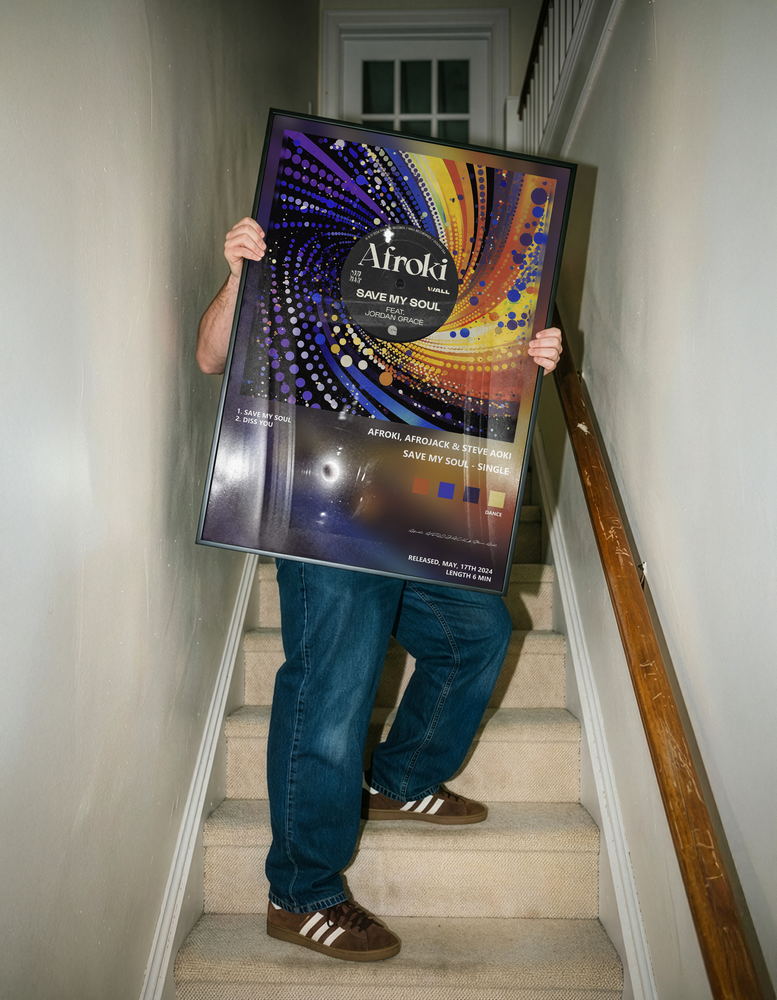 Music poster: Afroki AFROJACK Steve Aoki - Save My Soul - Single