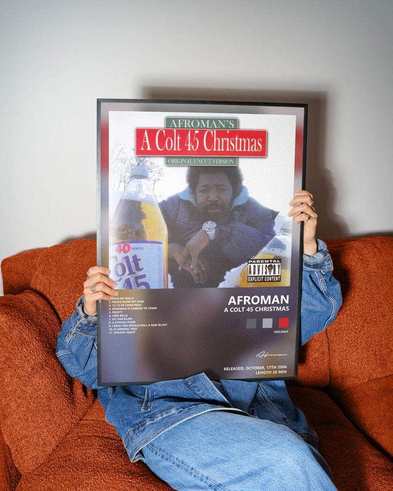 Music poster: Afroman - A Colt 45 Christmas
