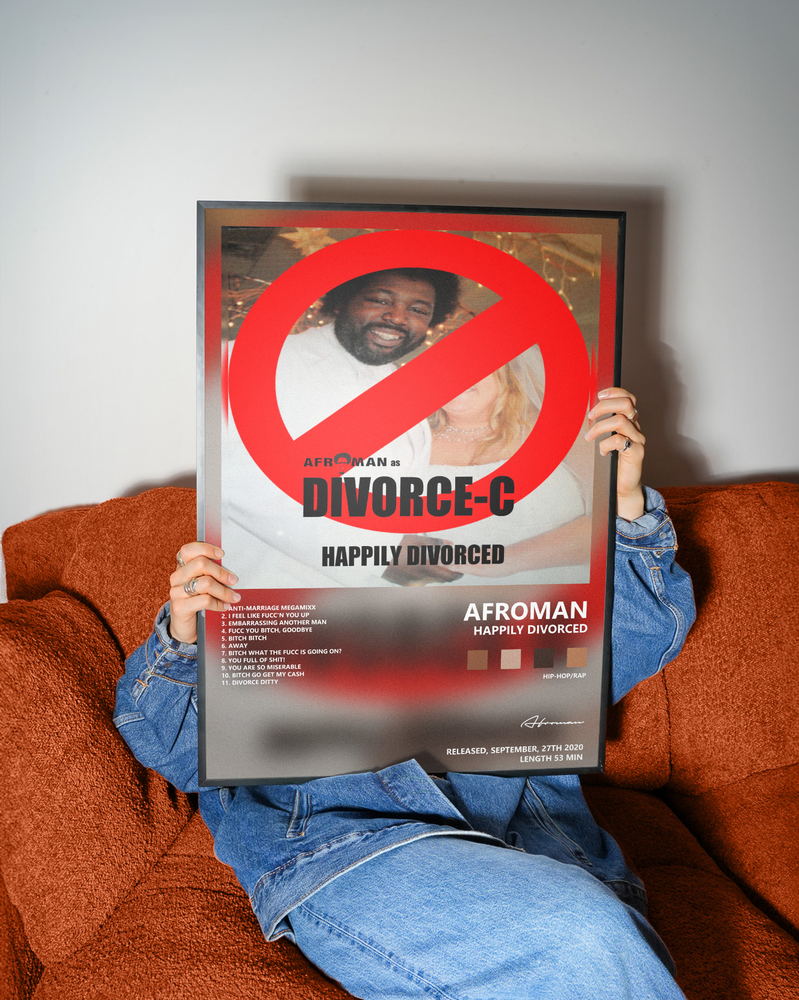 Music poster: Afroman - Happily Divorced