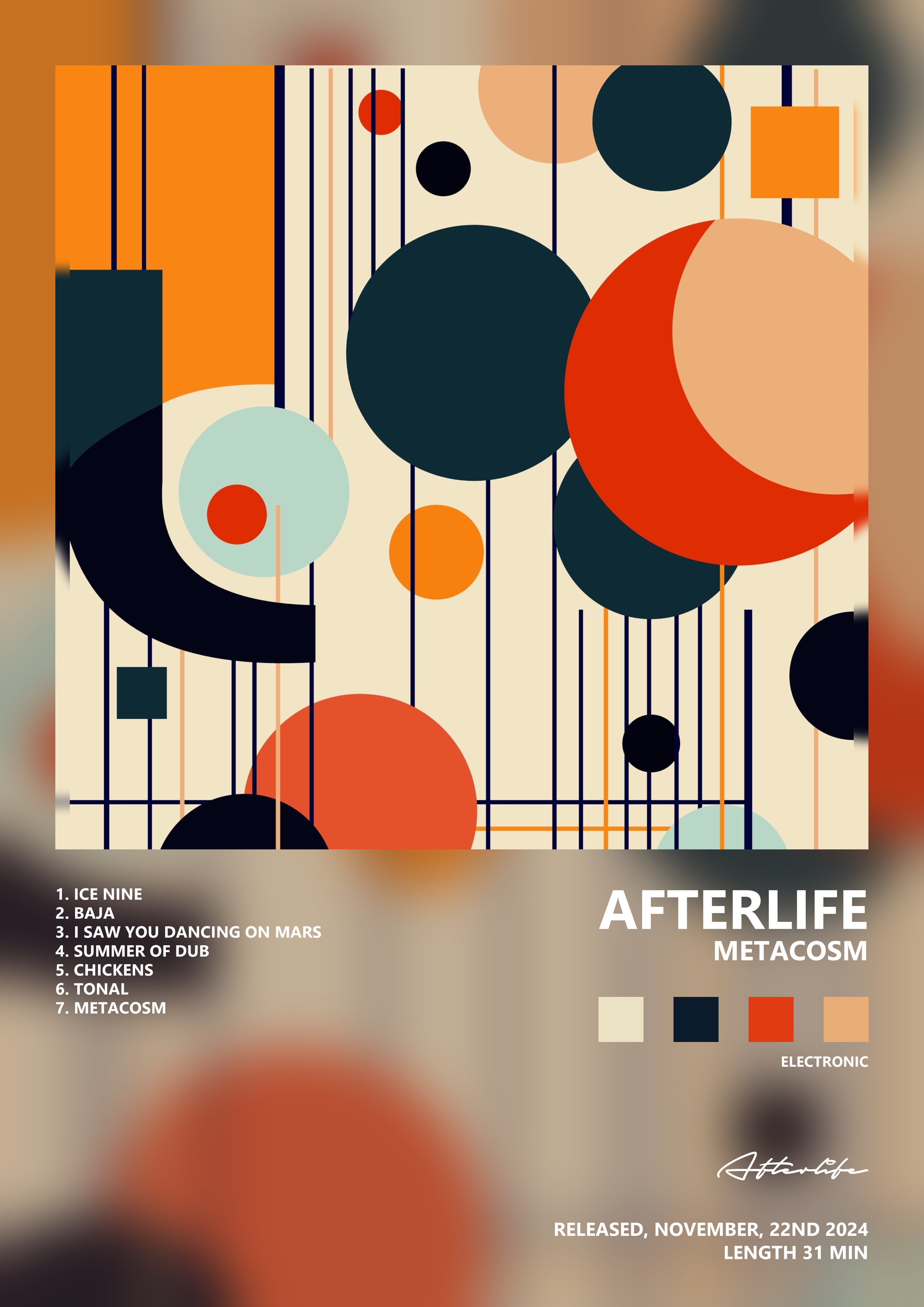 Music poster: Afterlife - Metacosm
