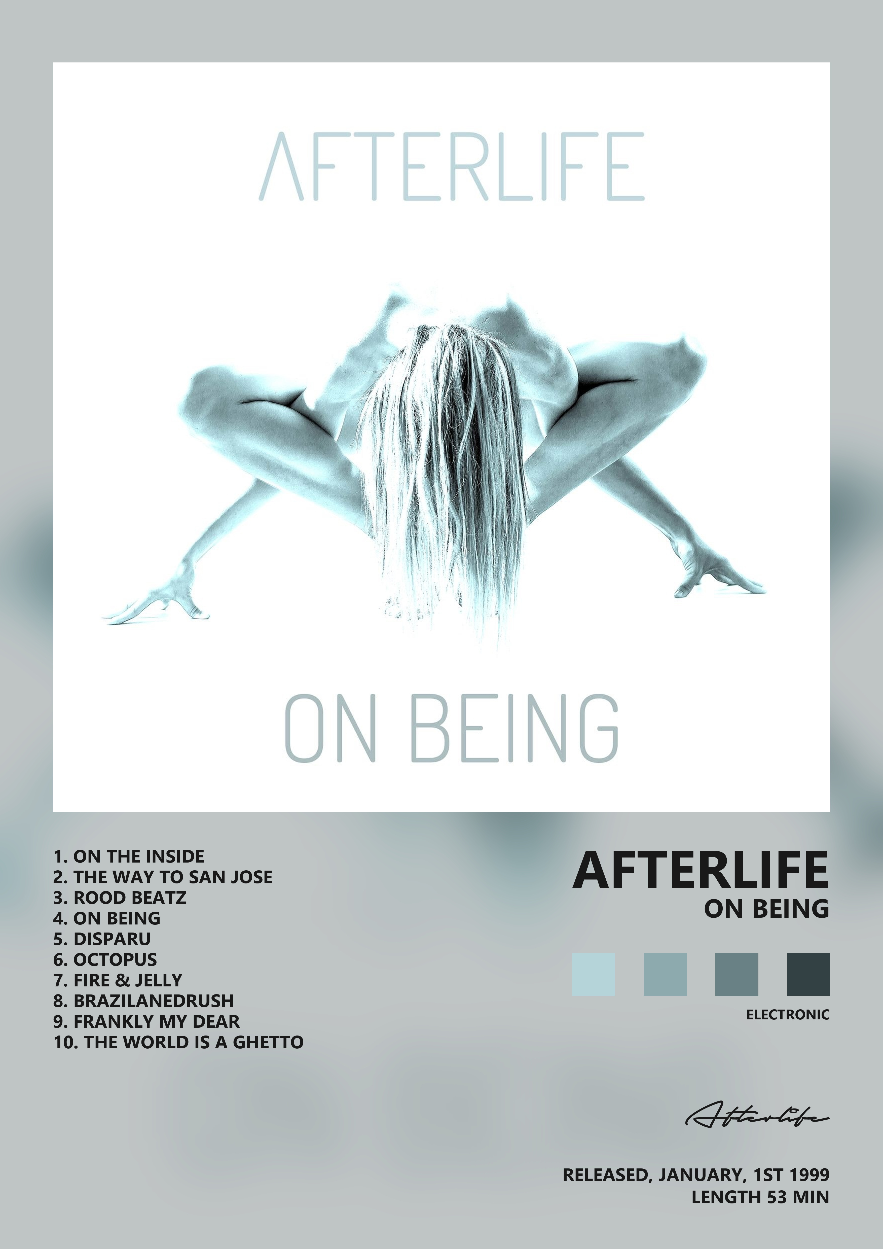 Music poster: Afterlife - On Being