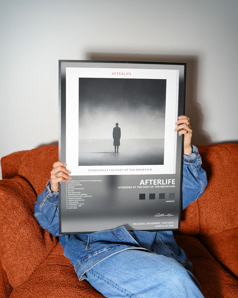 Music poster: Afterlife - Standing At The Foot Of The Mountain