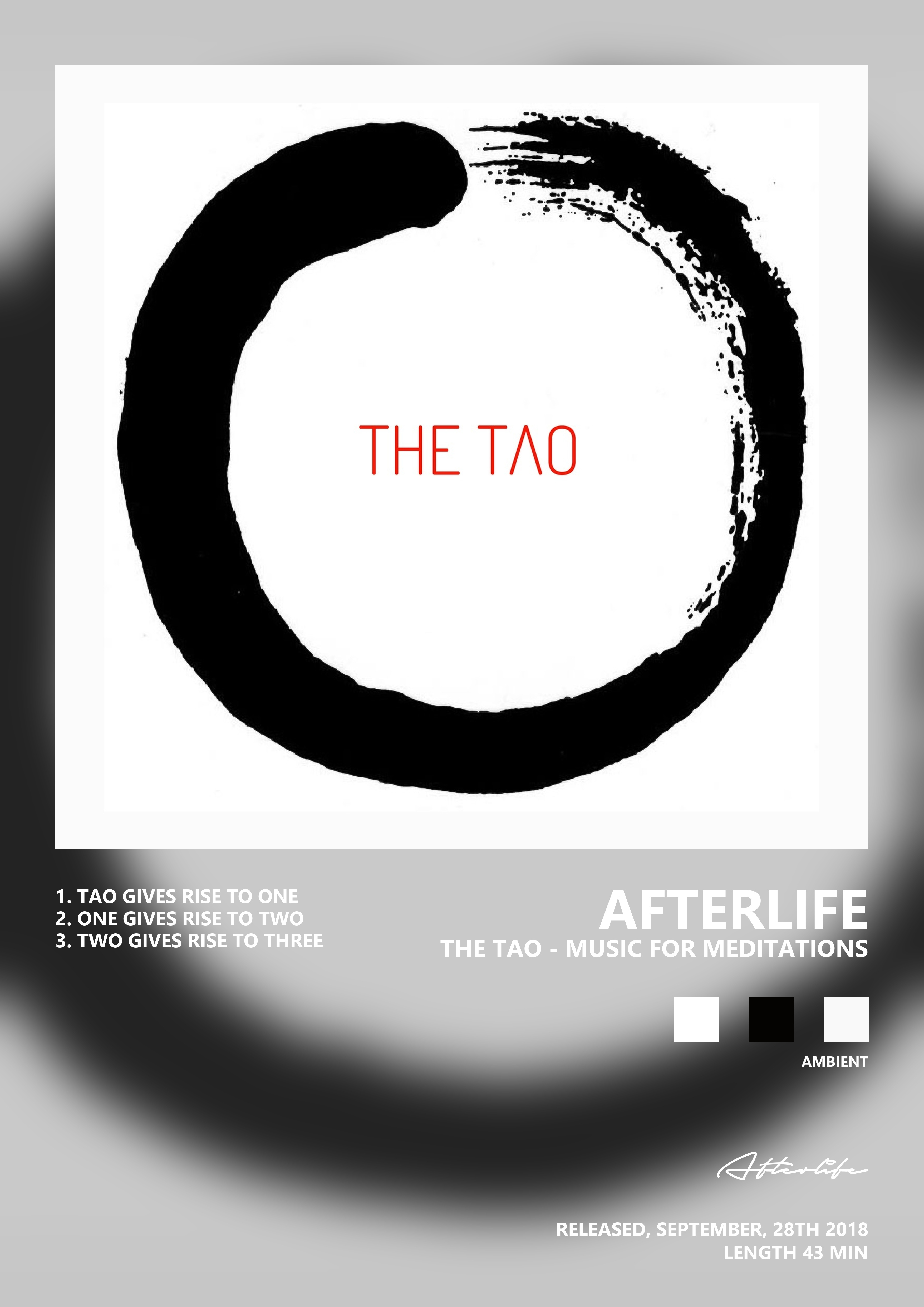 Music poster: Afterlife - The Tao - Music for Meditations