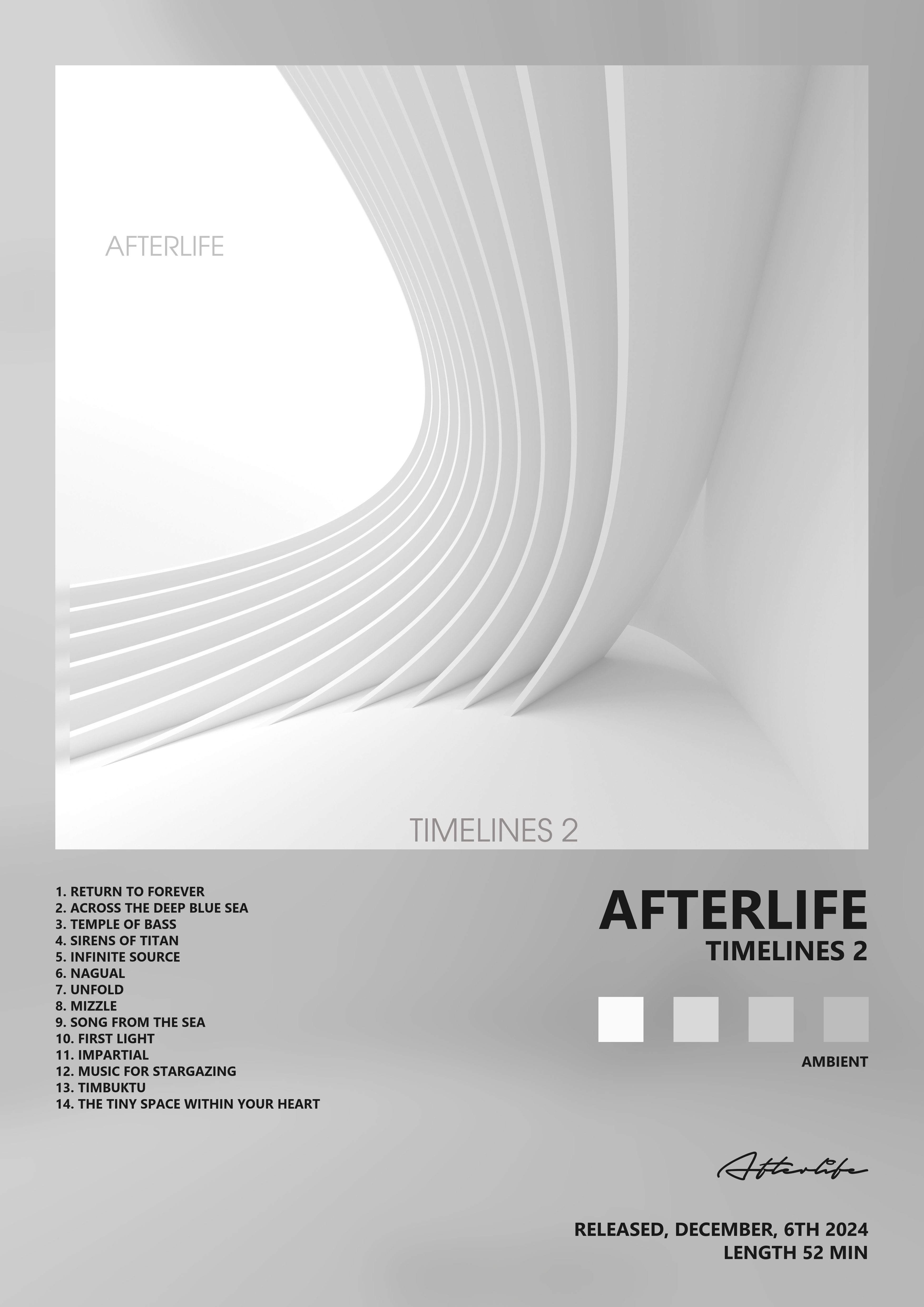 Music poster: Afterlife - Timelines 2